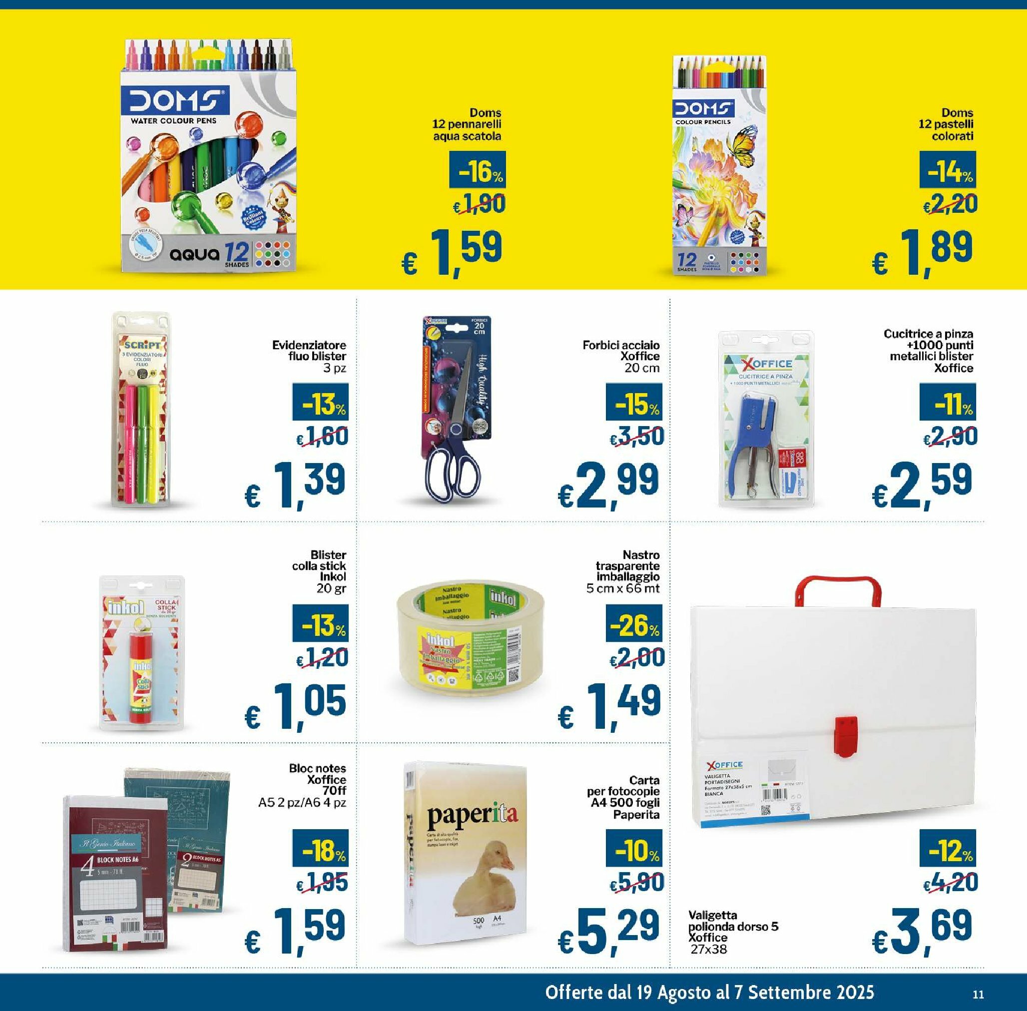 qui-discount - Volantino Qui discount valido dal 19/08 al 07/09 - page: 11