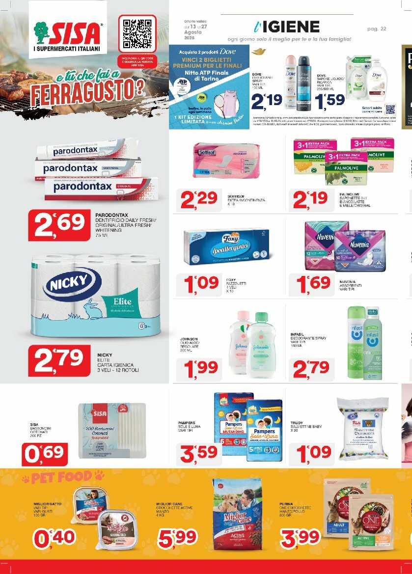 sisa - Volantino Sisa valido dal 13/08 al 27/08 - page: 22