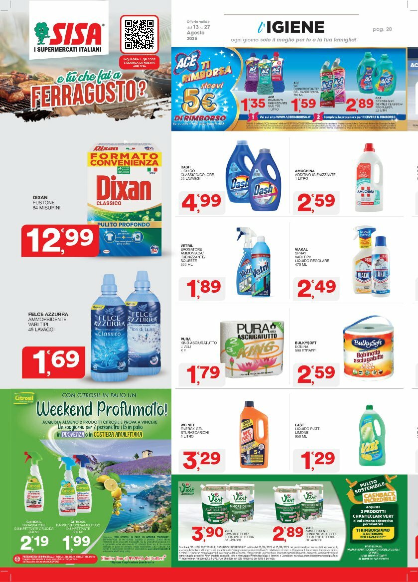 sisa - Volantino Sisa valido dal 13/08 al 27/08 - page: 20