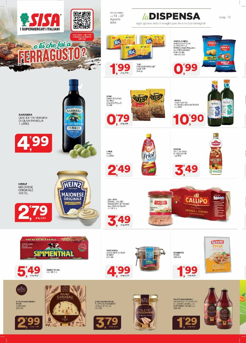 sisa - Volantino Sisa valido dal 13/08 al 27/08 - page: 12