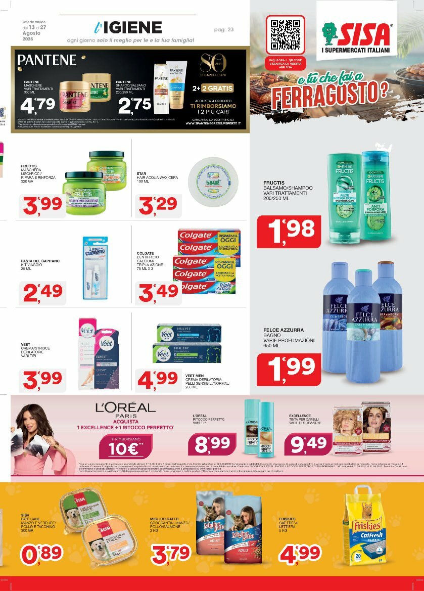 sisa - Volantino Sisa valido dal 13/08 al 27/08 - page: 23