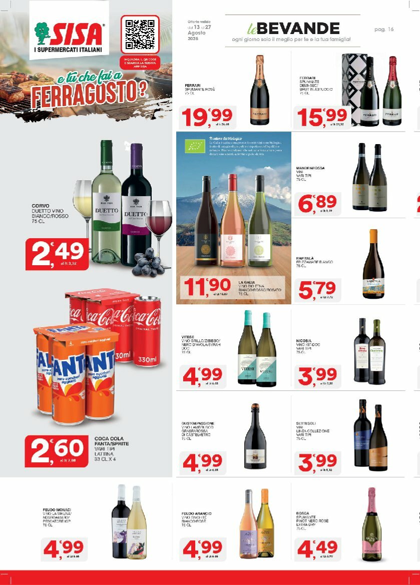sisa - Volantino Sisa valido dal 13/08 al 27/08 - page: 16