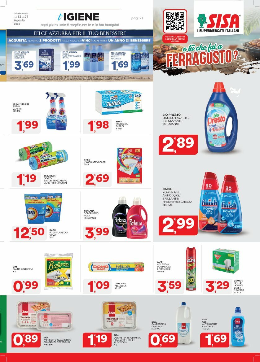 sisa - Volantino Sisa valido dal 13/08 al 27/08 - page: 21