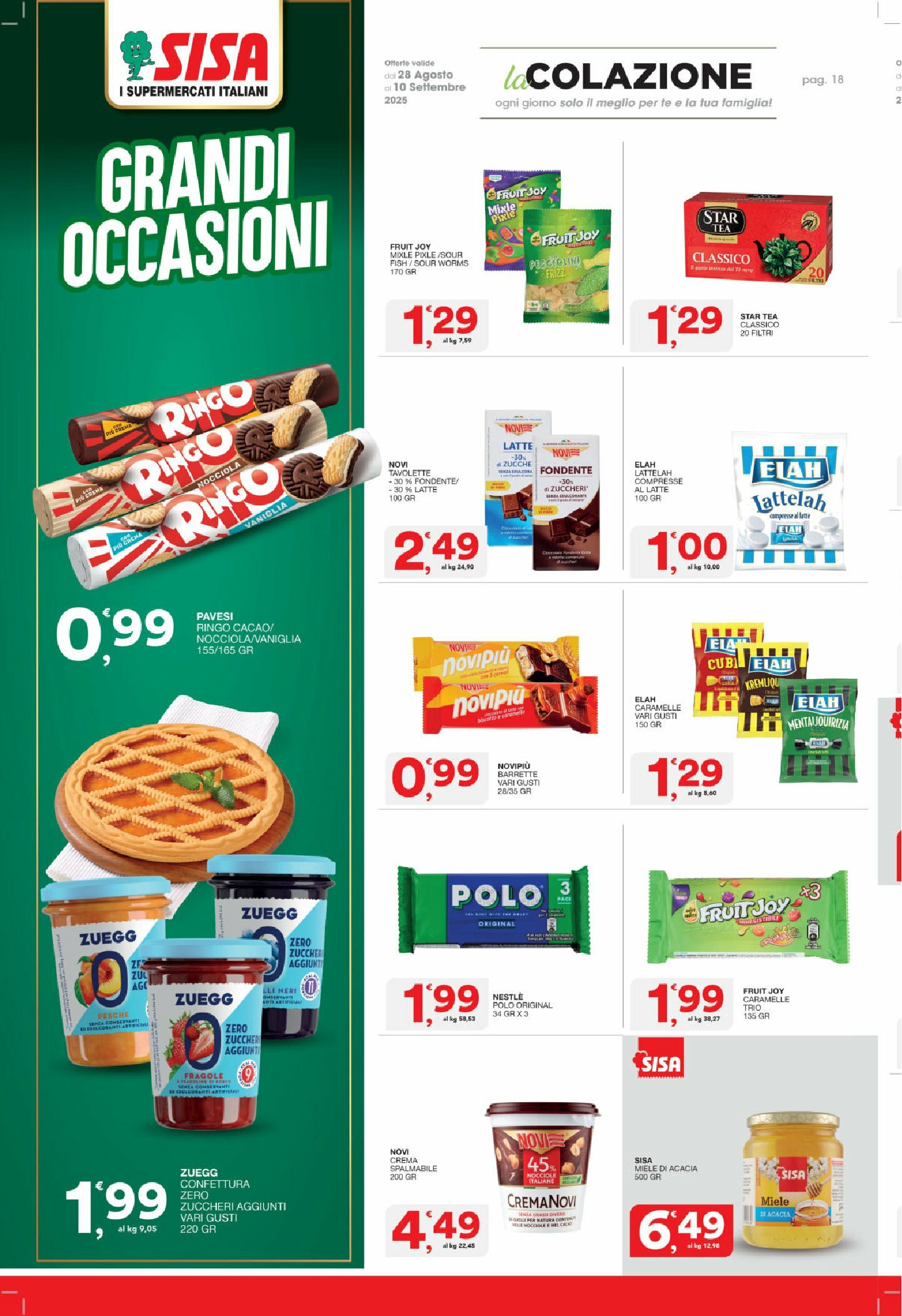 sisa - Volantino Sisa valido dal 28/08 al 10/09 - page: 18
