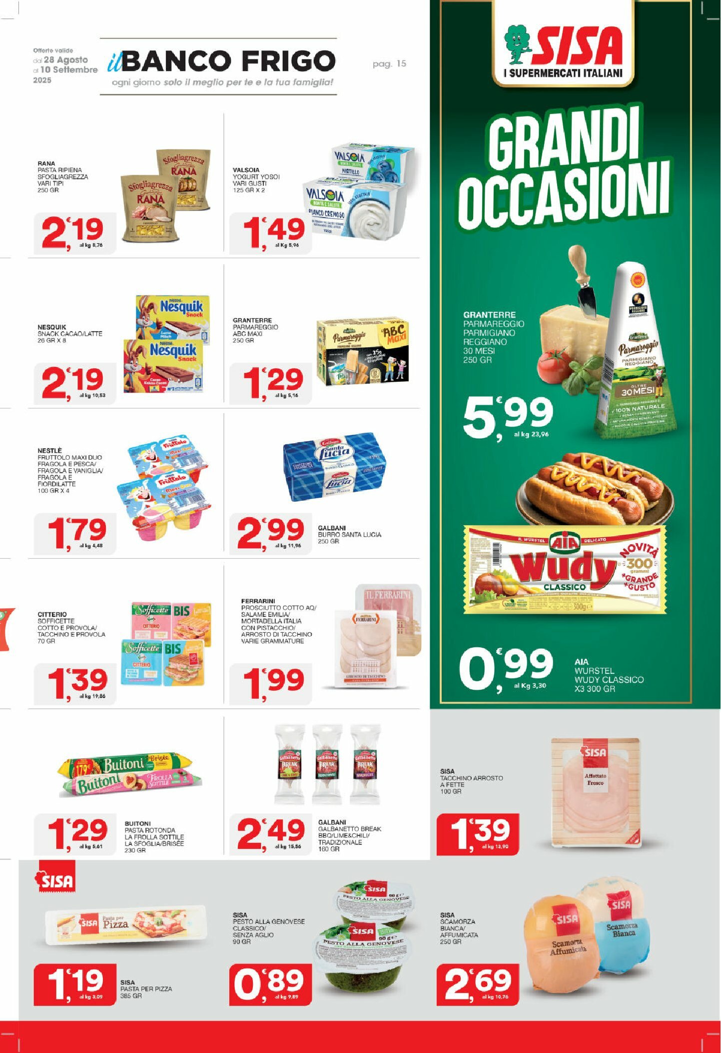 sisa - Volantino Sisa valido dal 28/08 al 10/09 - page: 15