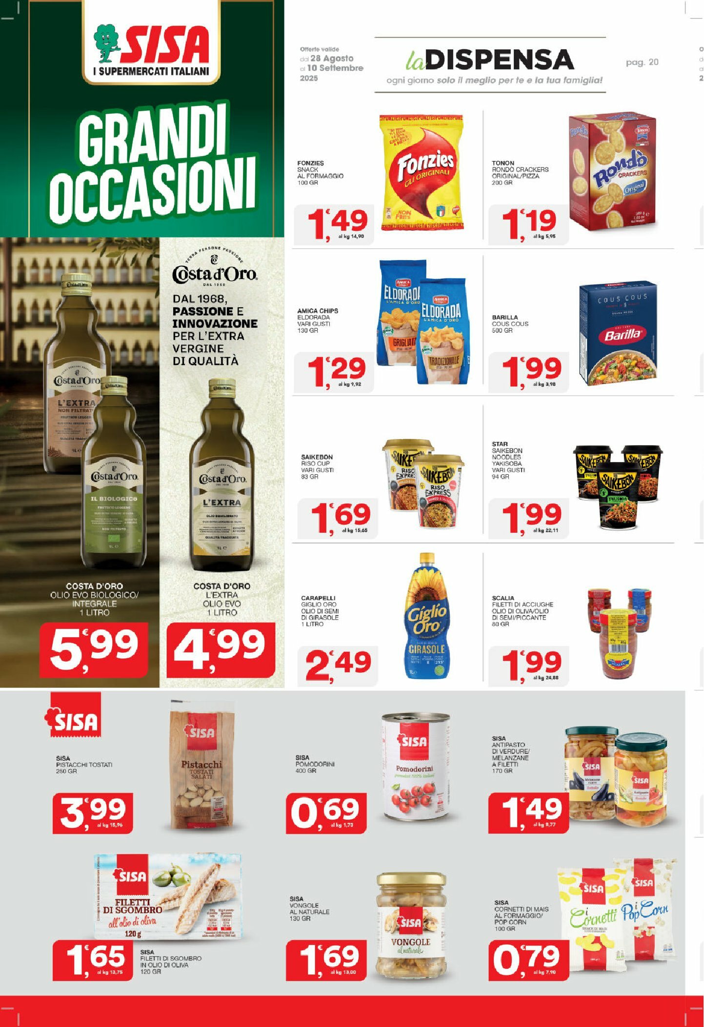sisa - Volantino Sisa valido dal 28/08 al 10/09 - page: 20