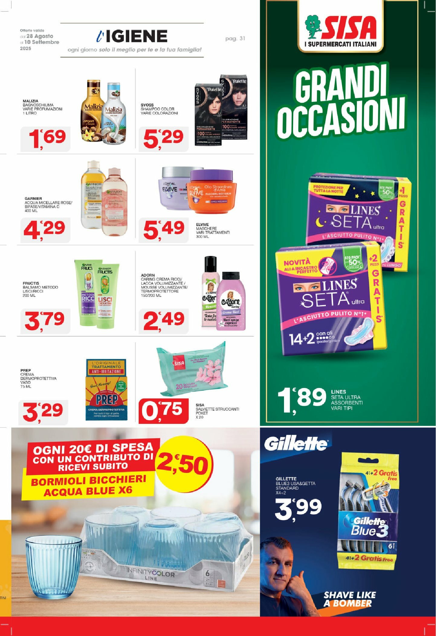 sisa - Volantino Sisa valido dal 28/08 al 10/09 - page: 31
