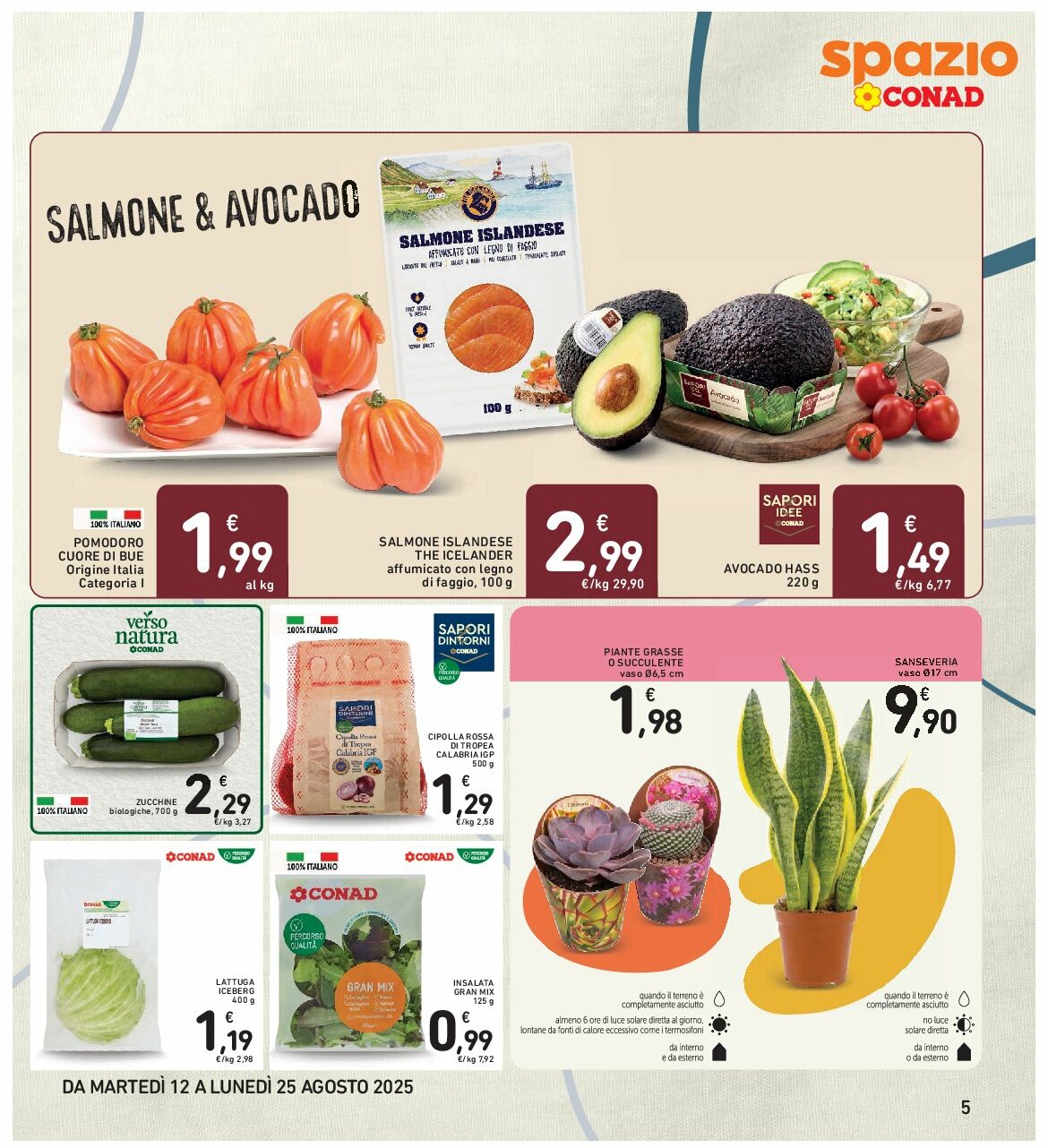 spazio-conad - Volantino Spazio Conad - Roma valido dal 12/08 al 25/08 - page: 5