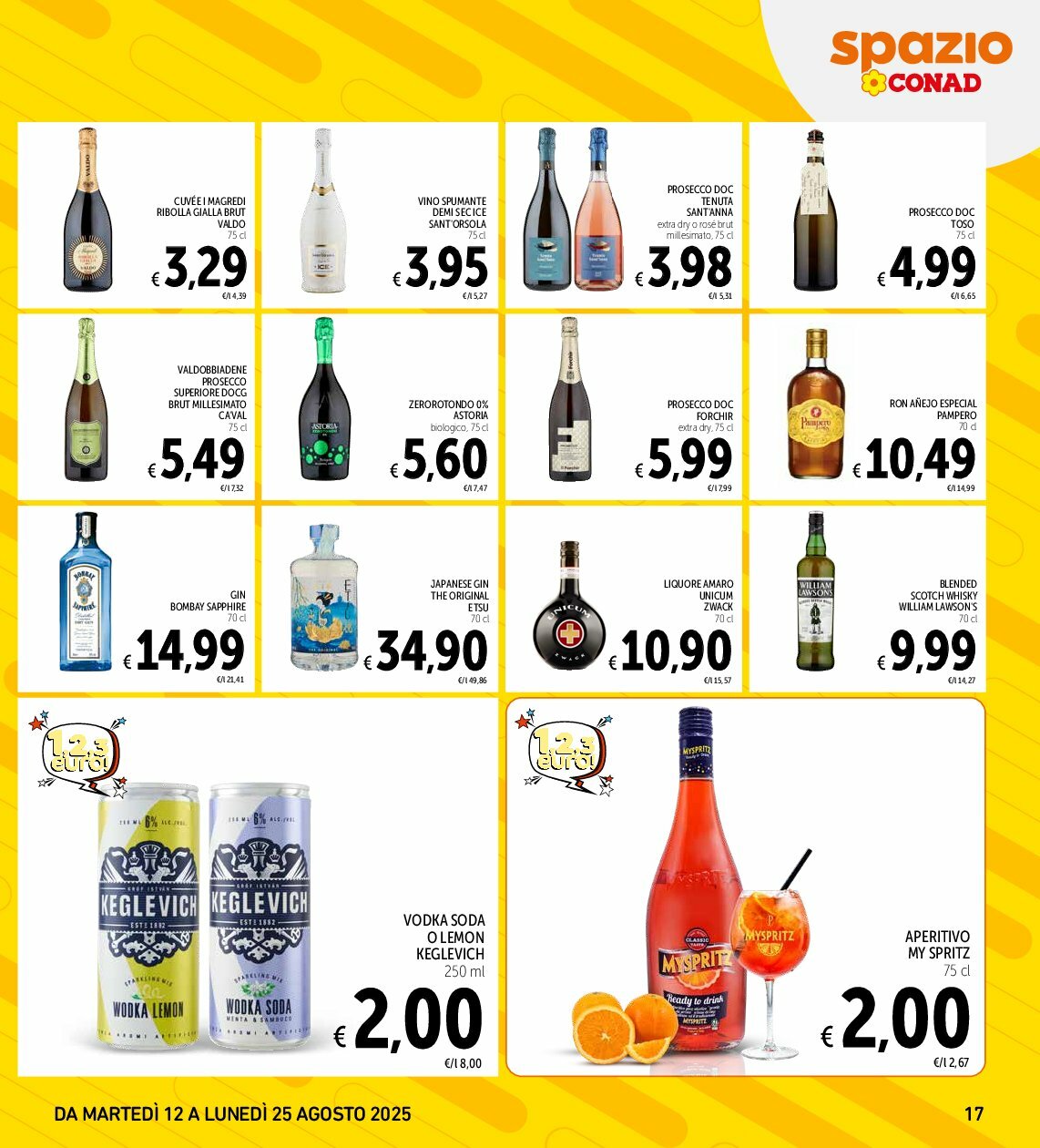 spazio-conad - Volantino Spazio Conad - Roma valido dal 12/08 al 25/08 - page: 17