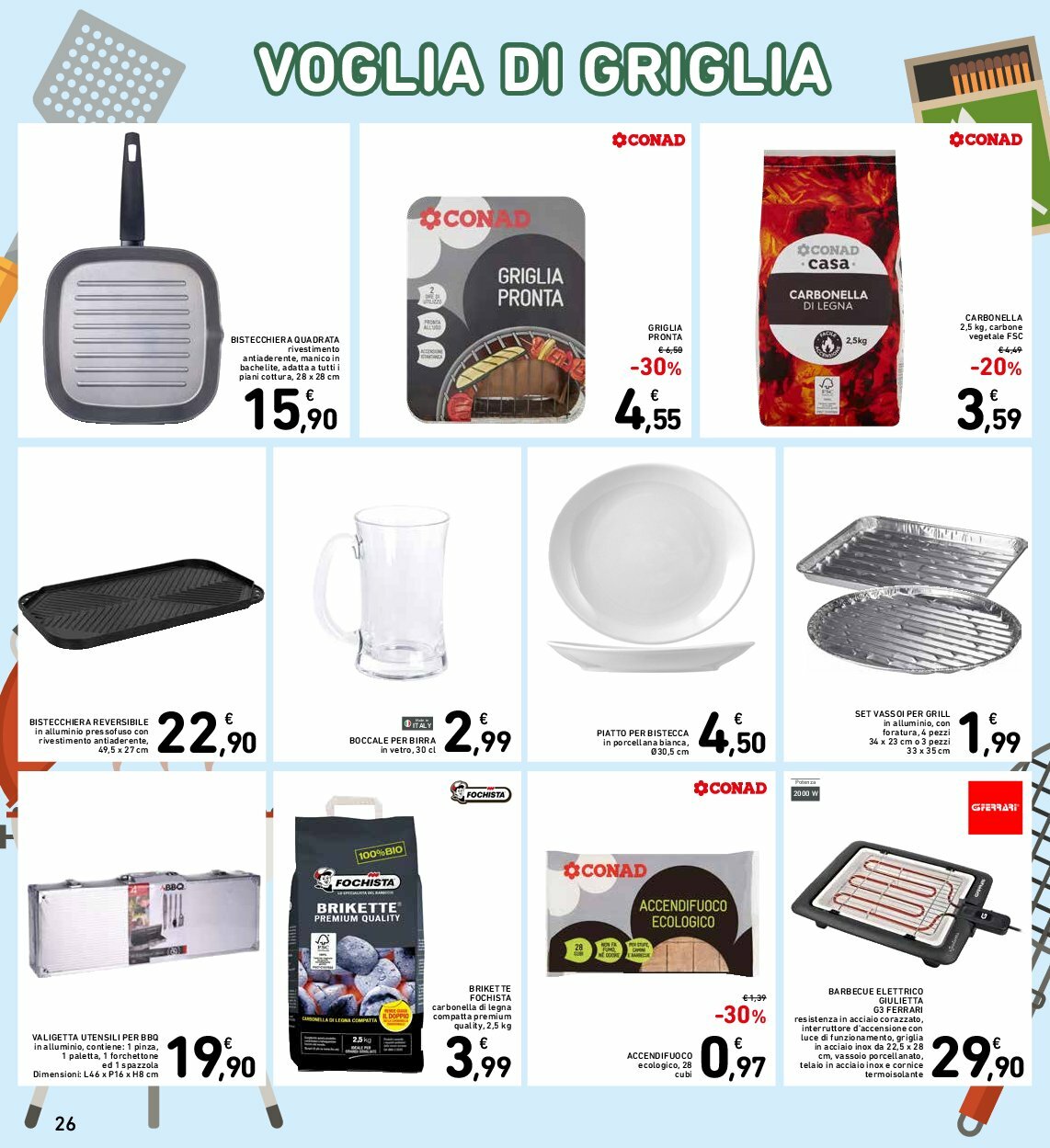 spazio-conad - Volantino Spazio Conad - Roma valido dal 12/08 al 25/08 - page: 26