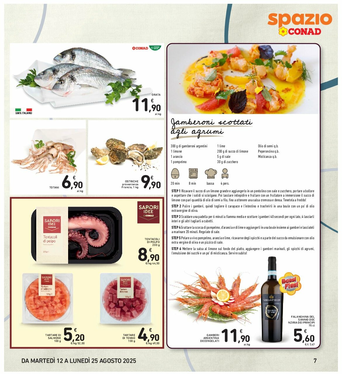 spazio-conad - Volantino Spazio Conad - Roma valido dal 12/08 al 25/08 - page: 7