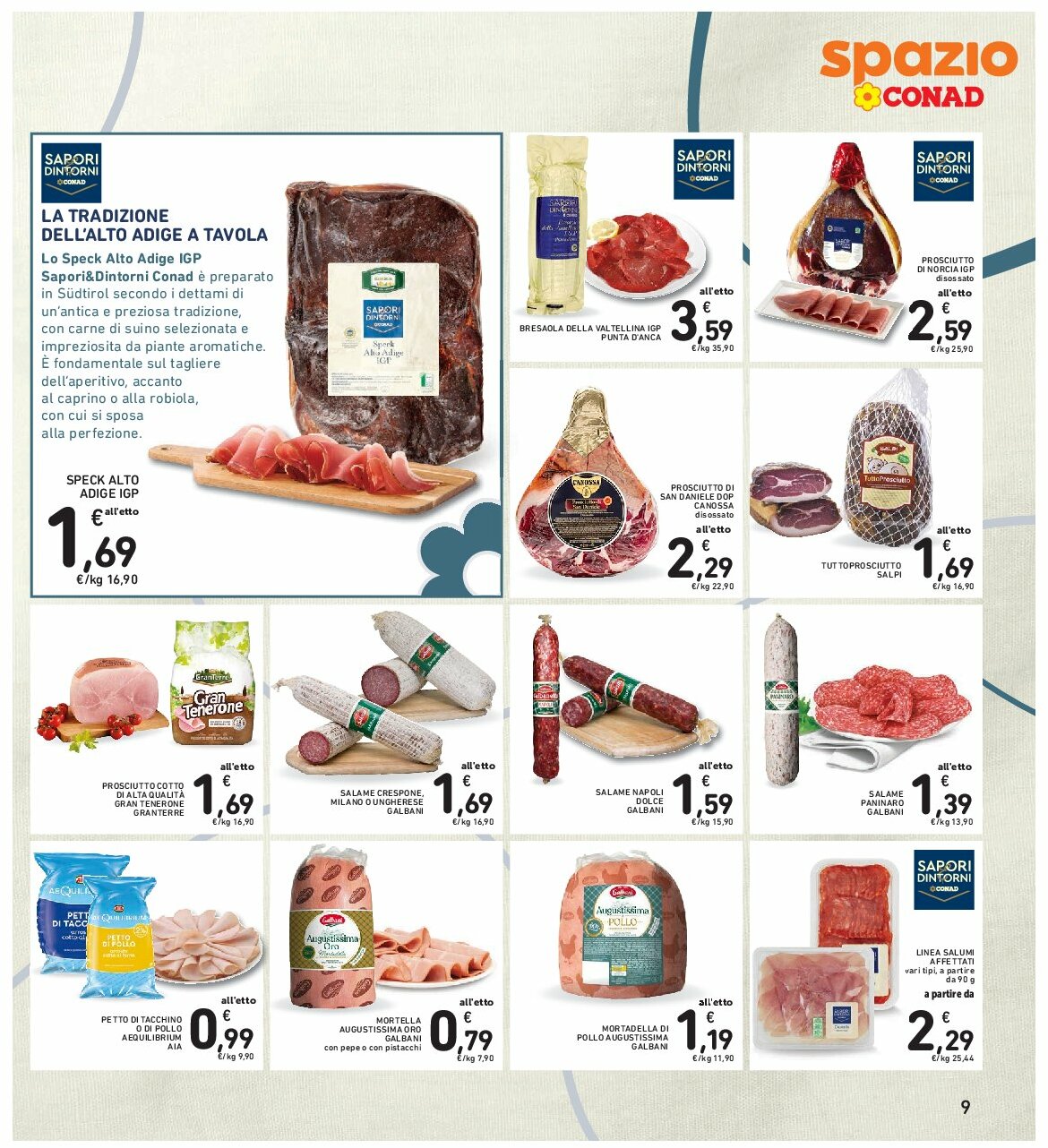 spazio-conad - Volantino Spazio Conad - Roma valido dal 12/08 al 25/08 - page: 9