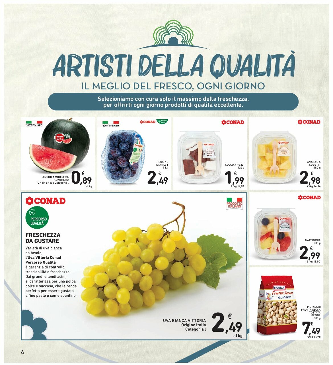 spazio-conad - Volantino Spazio Conad - Roma valido dal 12/08 al 25/08 - page: 4