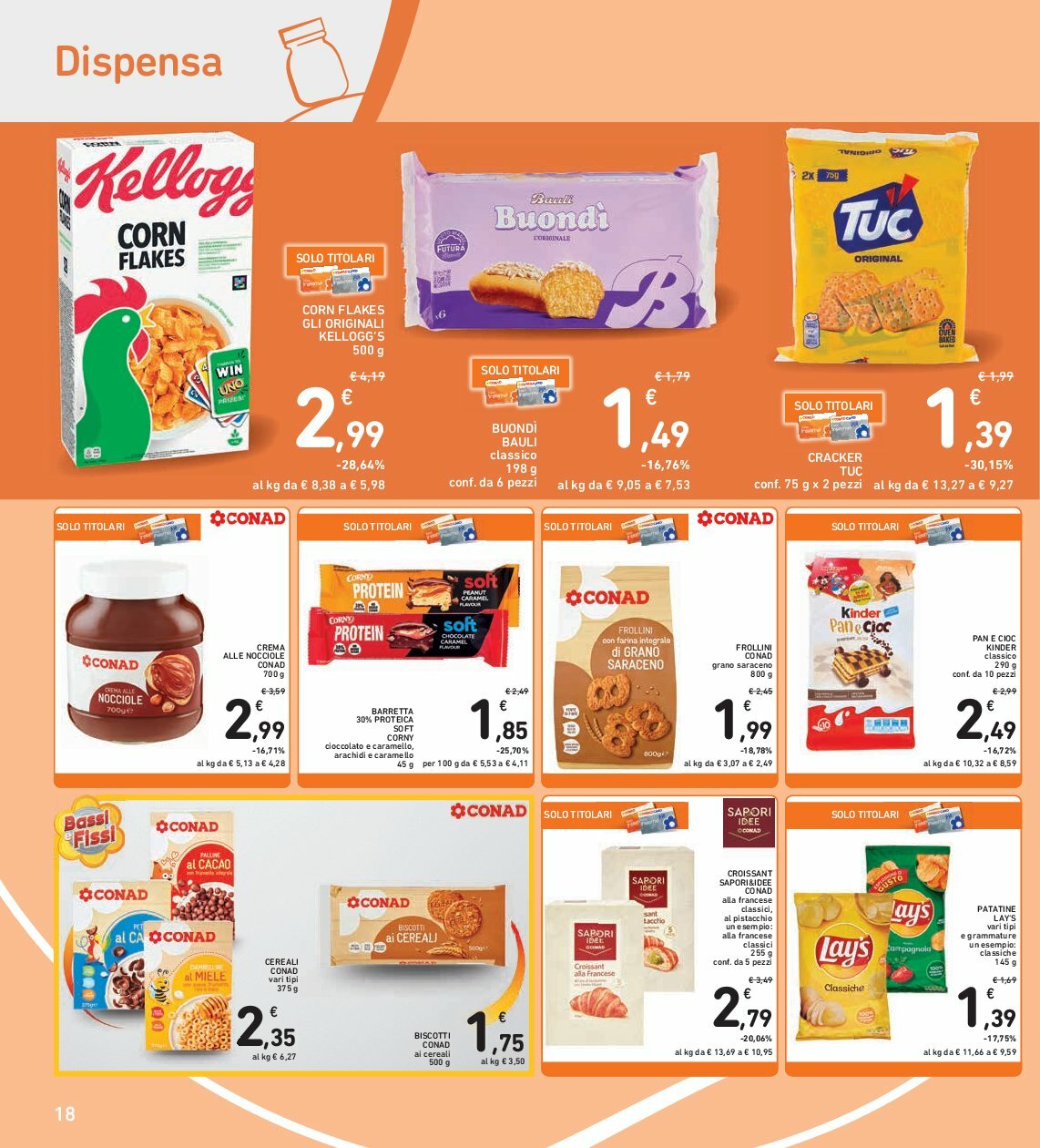 spazio-conad - Volantino Spazio Conad valido dal 08/08 al 21/08 - page: 18