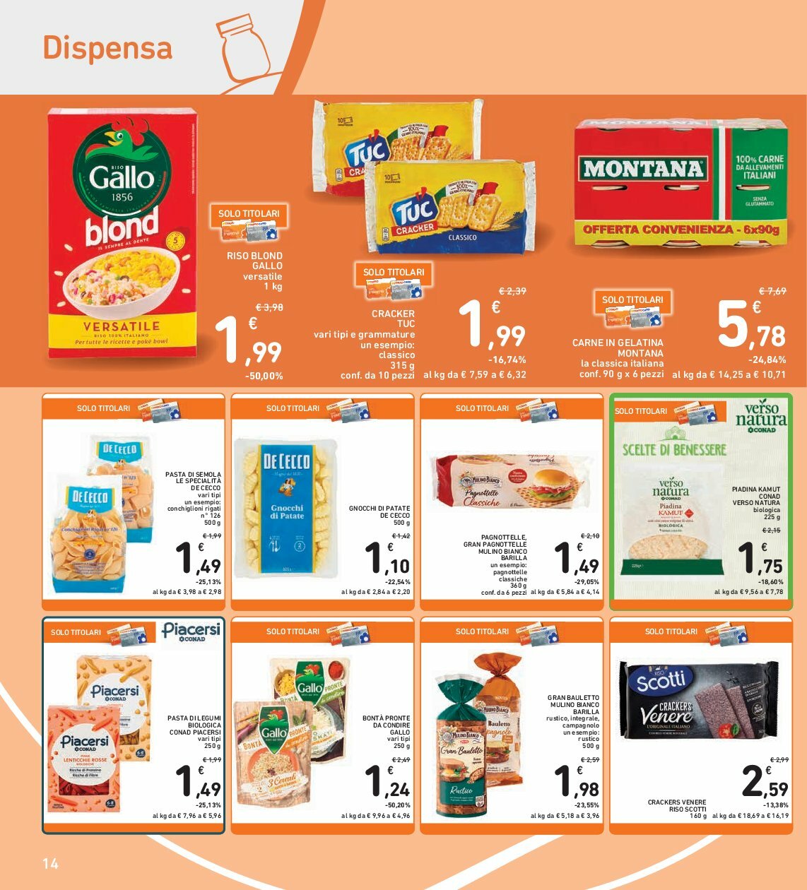 spazio-conad - Volantino Spazio Conad valido dal 08/08 al 21/08 - page: 14