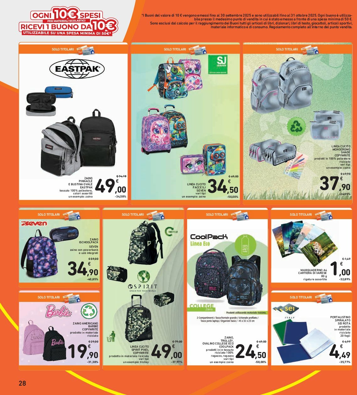 spazio-conad - Volantino Spazio Conad valido dal 08/08 al 21/08 - page: 28