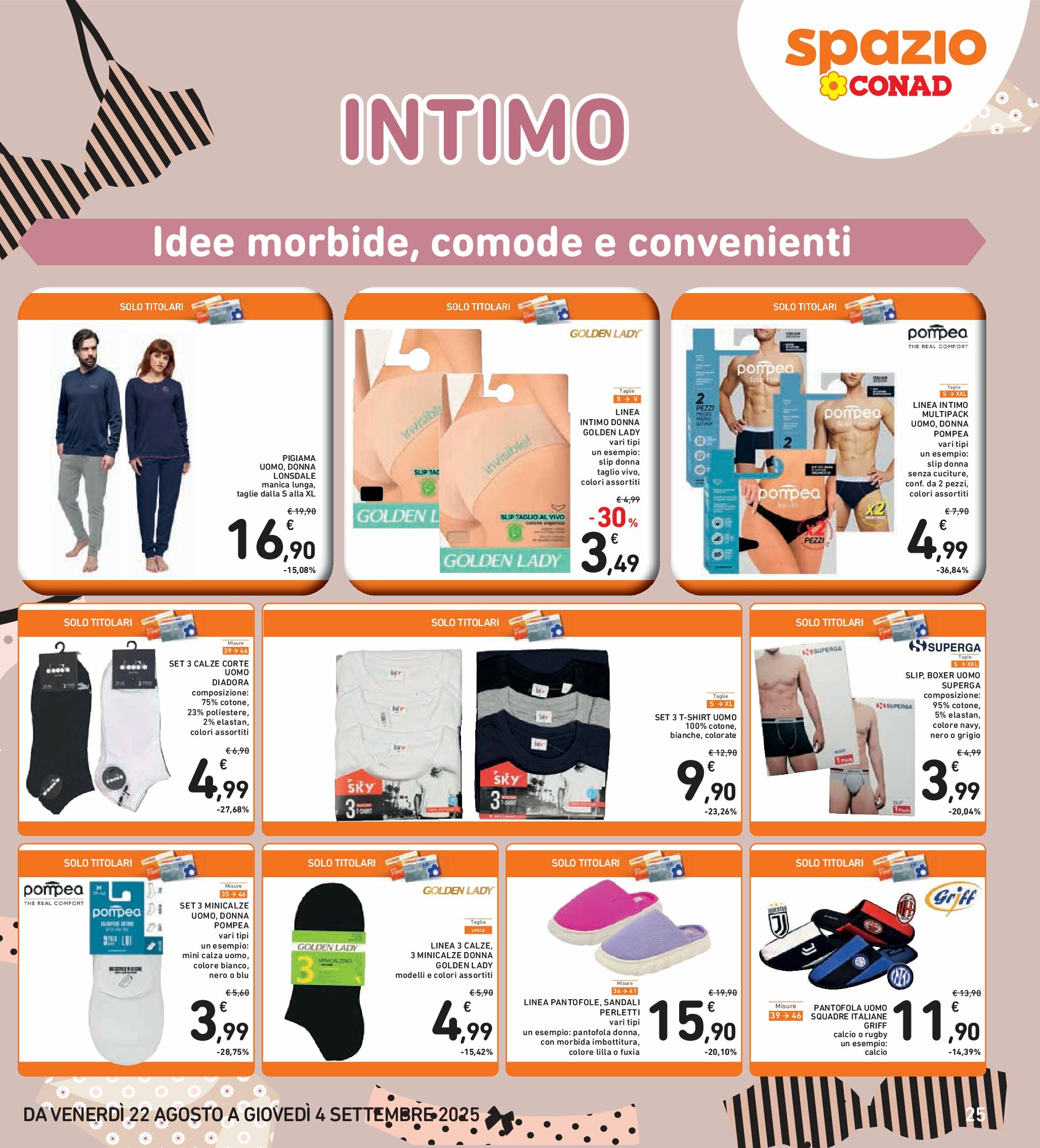 spazio-conad - Volantino Spazio Conad valido dal 22/08 al 04/09 - page: 25