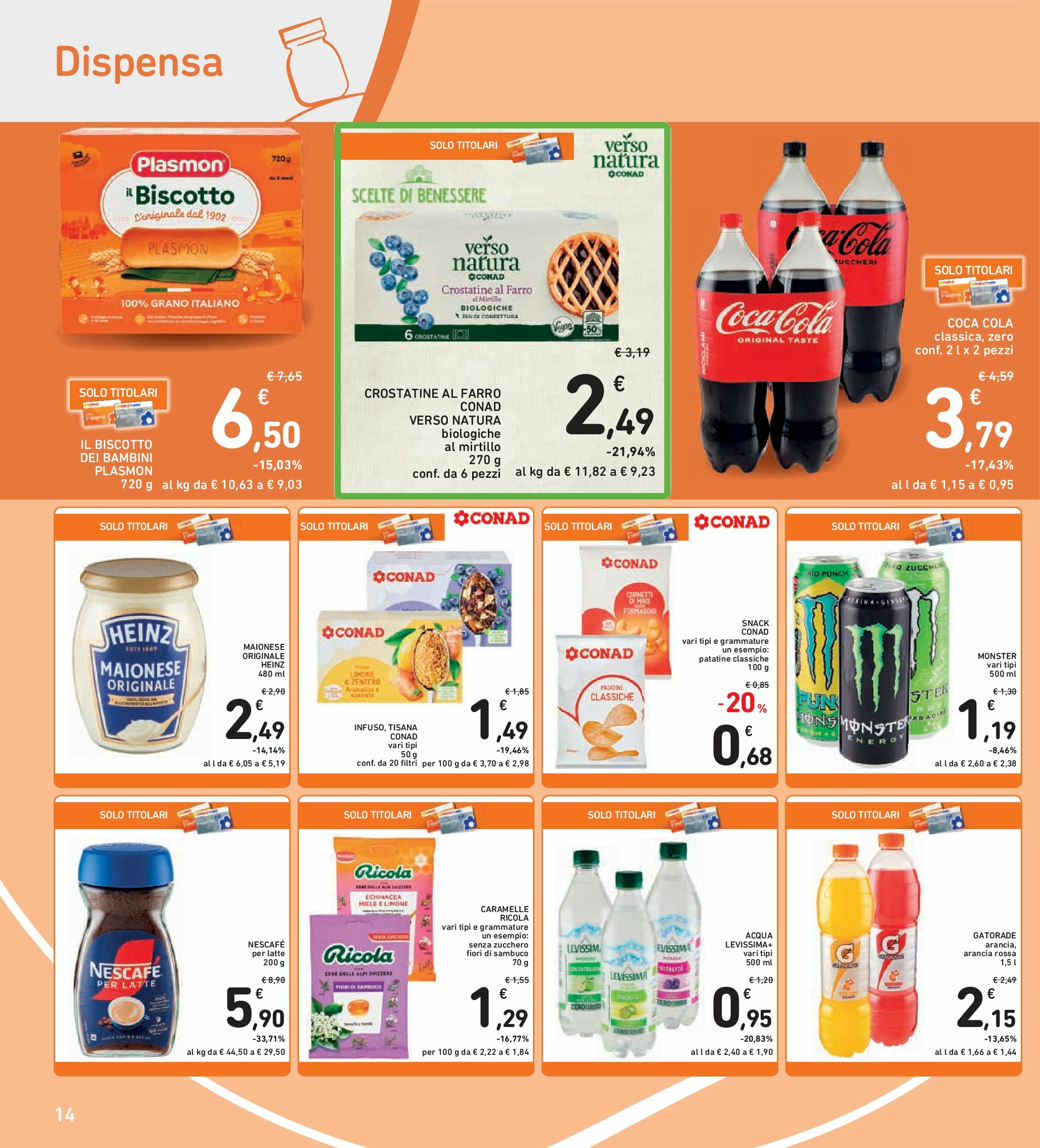 spazio-conad - Volantino Spazio Conad valido dal 22/08 al 04/09 - page: 14