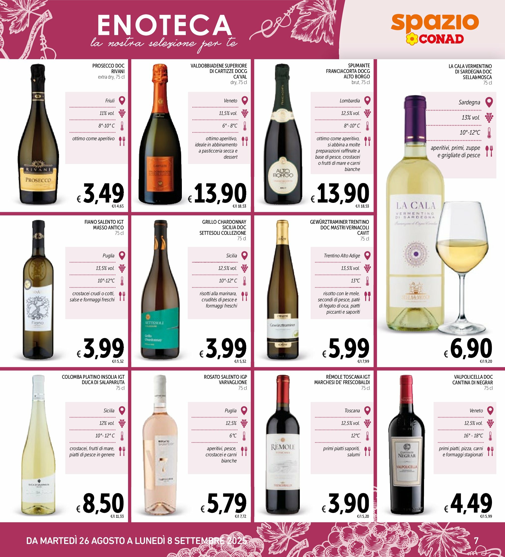 spazio-conad - Volantino Spazio Conad - Roma valido dal 26/08 al 08/09 - page: 7