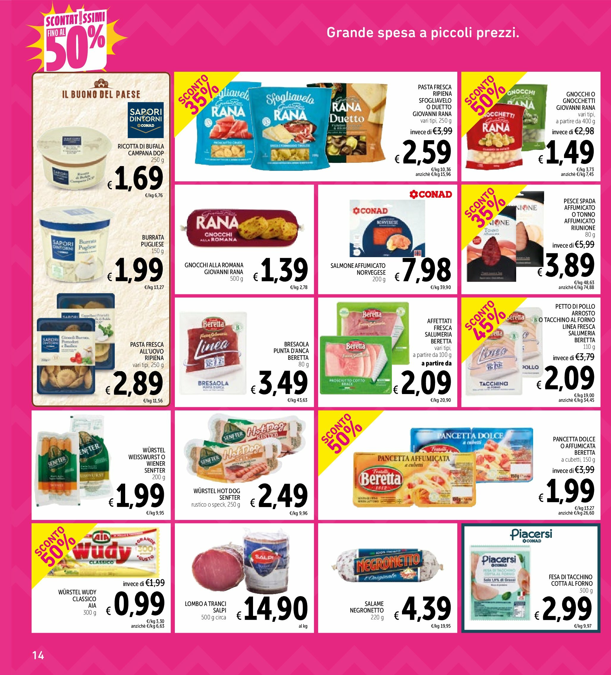 spazio-conad - Volantino Spazio Conad - Roma valido dal 26/08 al 08/09 - page: 14