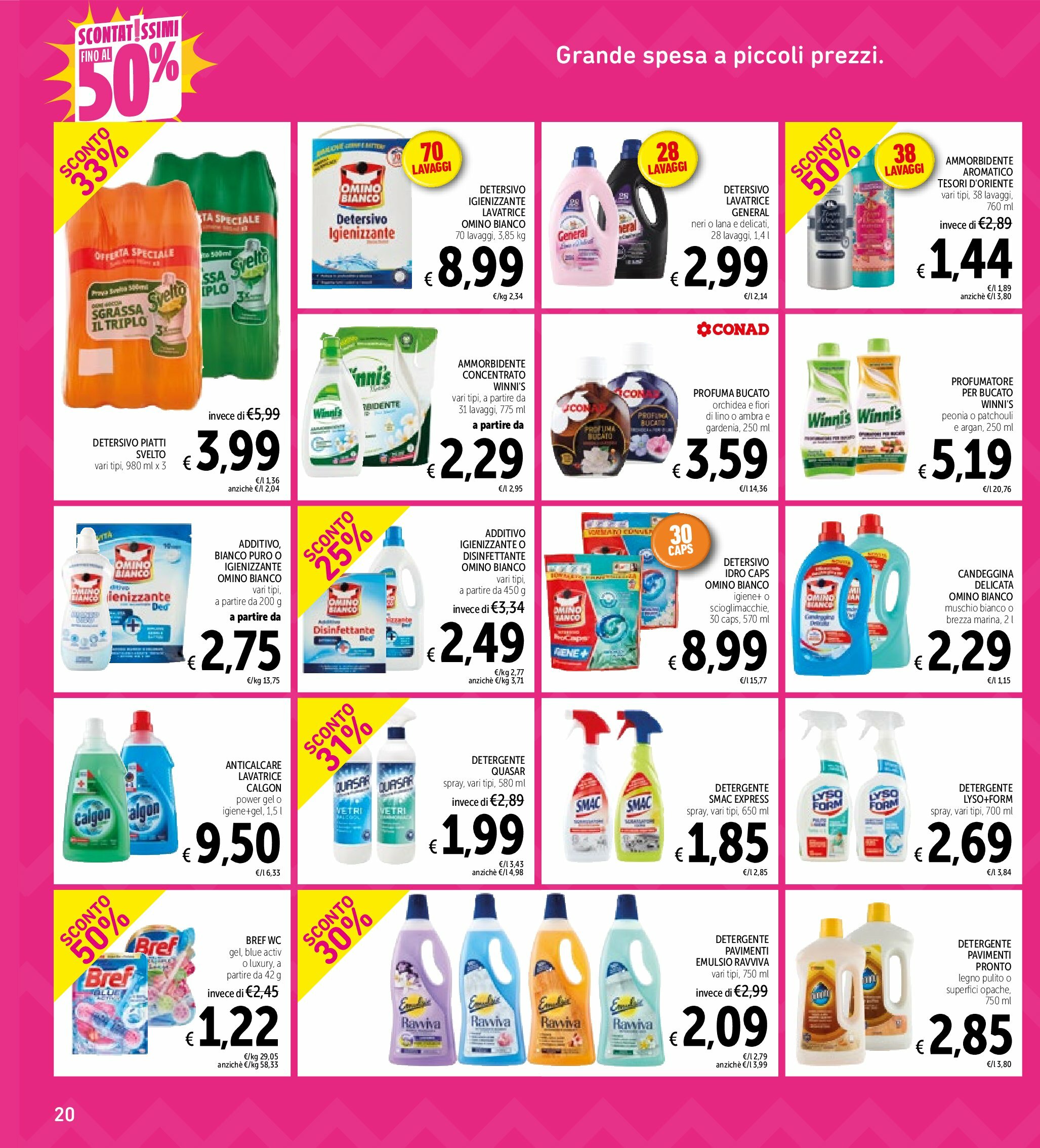 spazio-conad - Volantino Spazio Conad - Roma valido dal 26/08 al 08/09 - page: 20