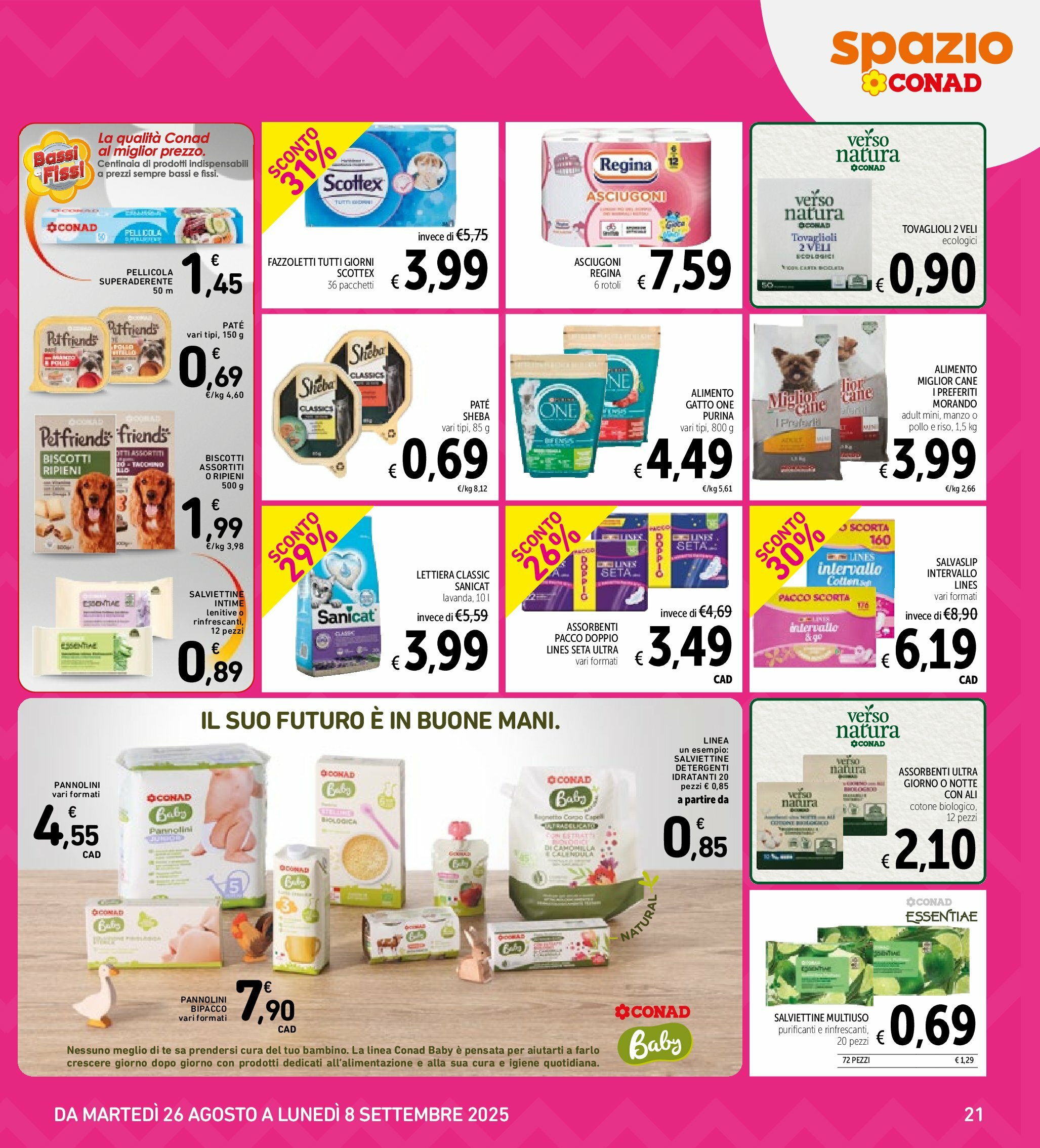 spazio-conad - Volantino Spazio Conad - Roma valido dal 26/08 al 08/09 - page: 21