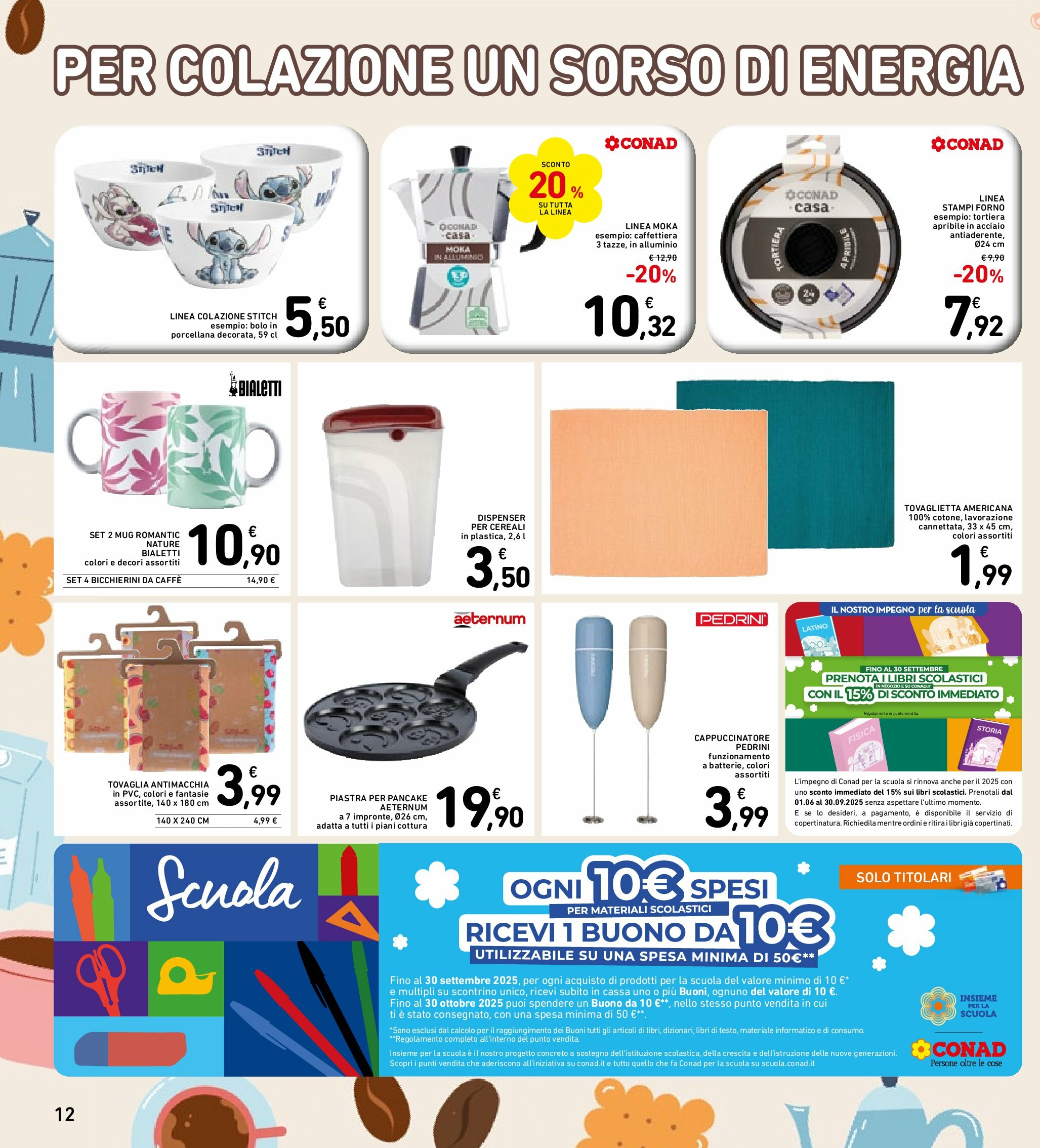 spazio-conad - Volantino Spazio Conad - Roma valido dal 26/08 al 08/09 - page: 12