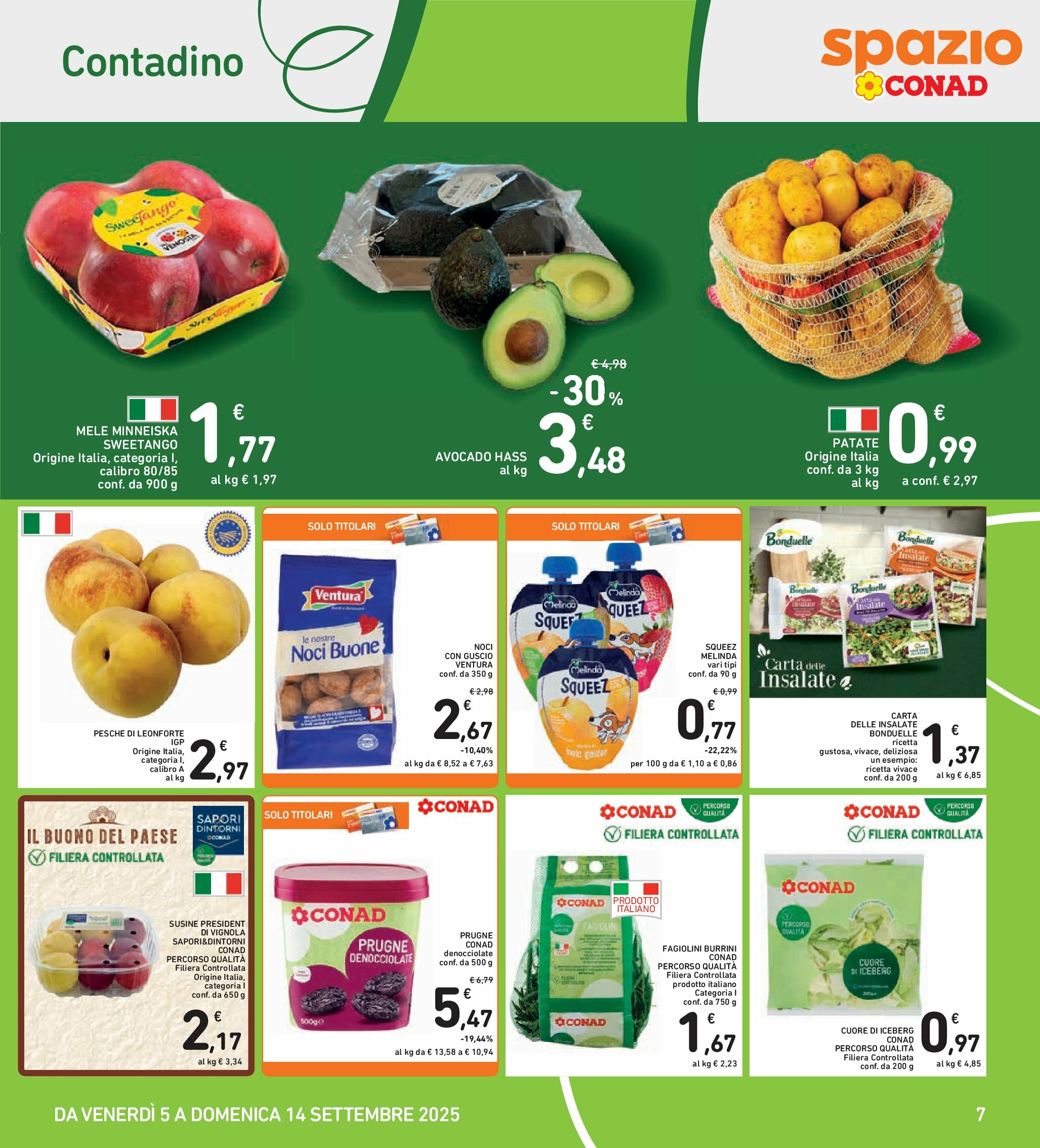 spazio-conad - Volantino Spazio Conad - Bologna valido dal 05/09 al 14/09 - page: 7