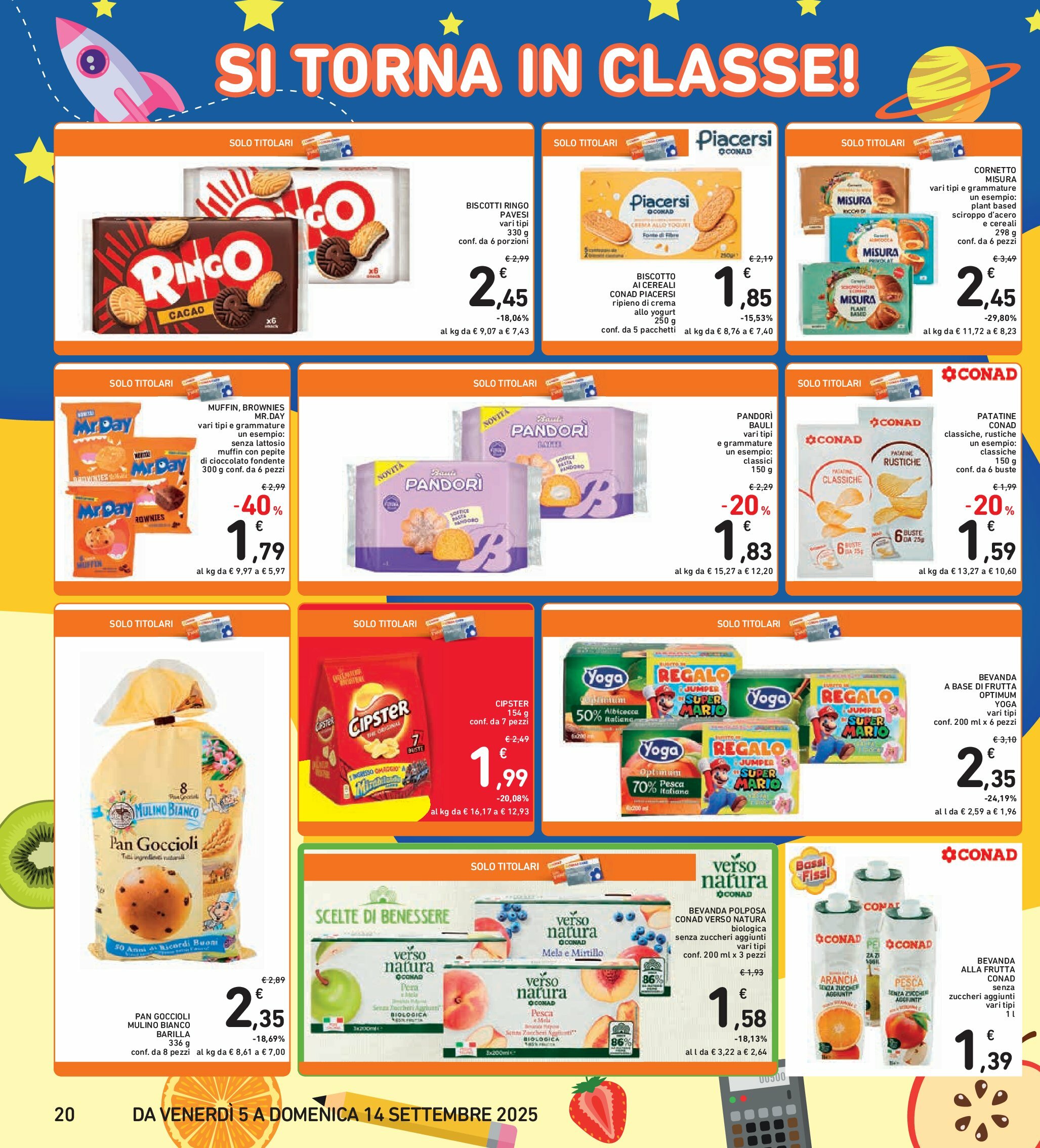 spazio-conad - Volantino Spazio Conad - Bologna valido dal 05/09 al 14/09 - page: 20