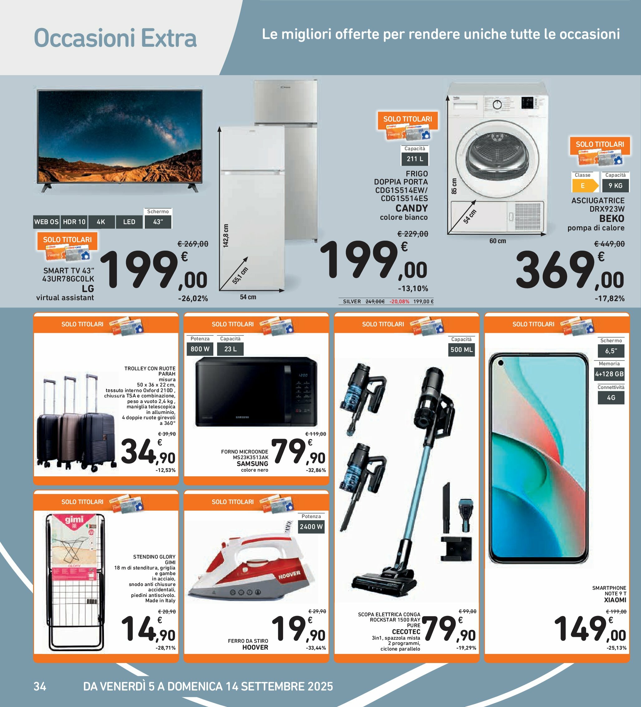 spazio-conad - Volantino Spazio Conad - Bologna valido dal 05/09 al 14/09 - page: 34