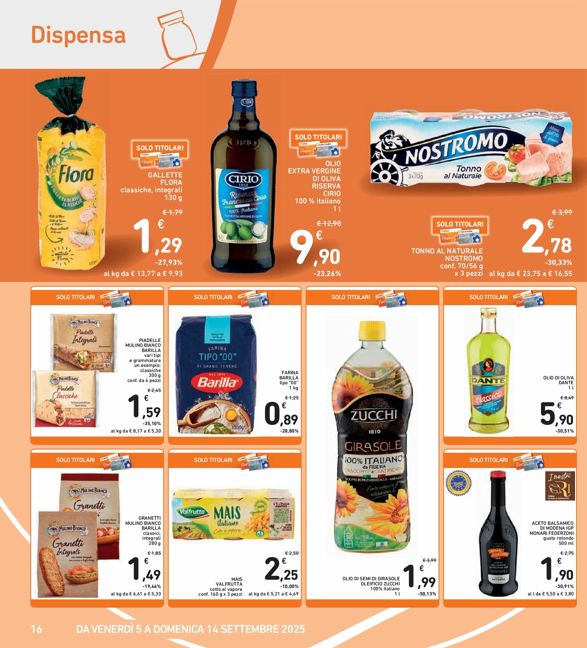 spazio-conad - Volantino Spazio Conad - Bologna valido dal 05/09 al 14/09 - page: 16
