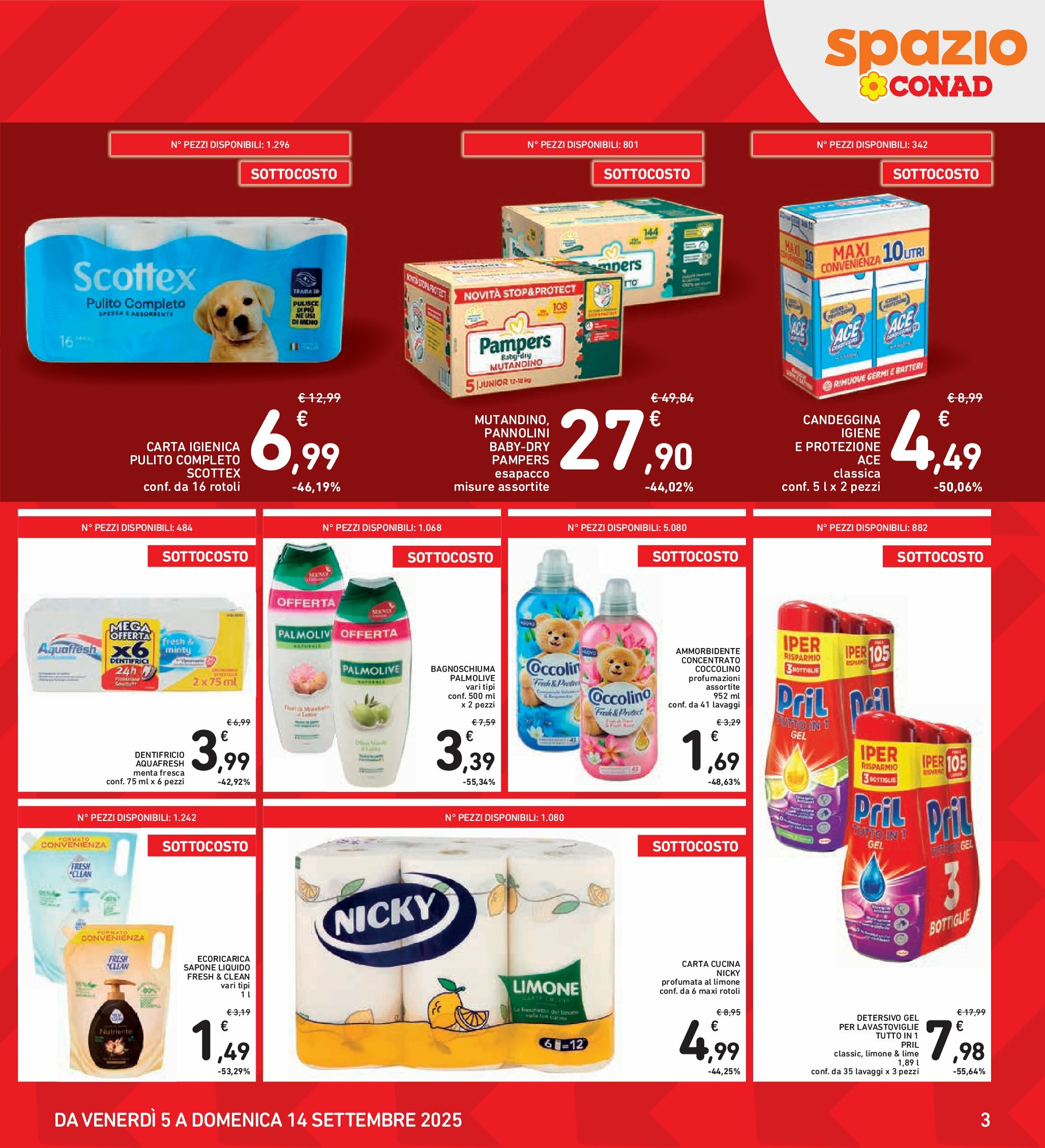 spazio-conad - Volantino Spazio Conad - Bologna valido dal 05/09 al 14/09 - page: 3