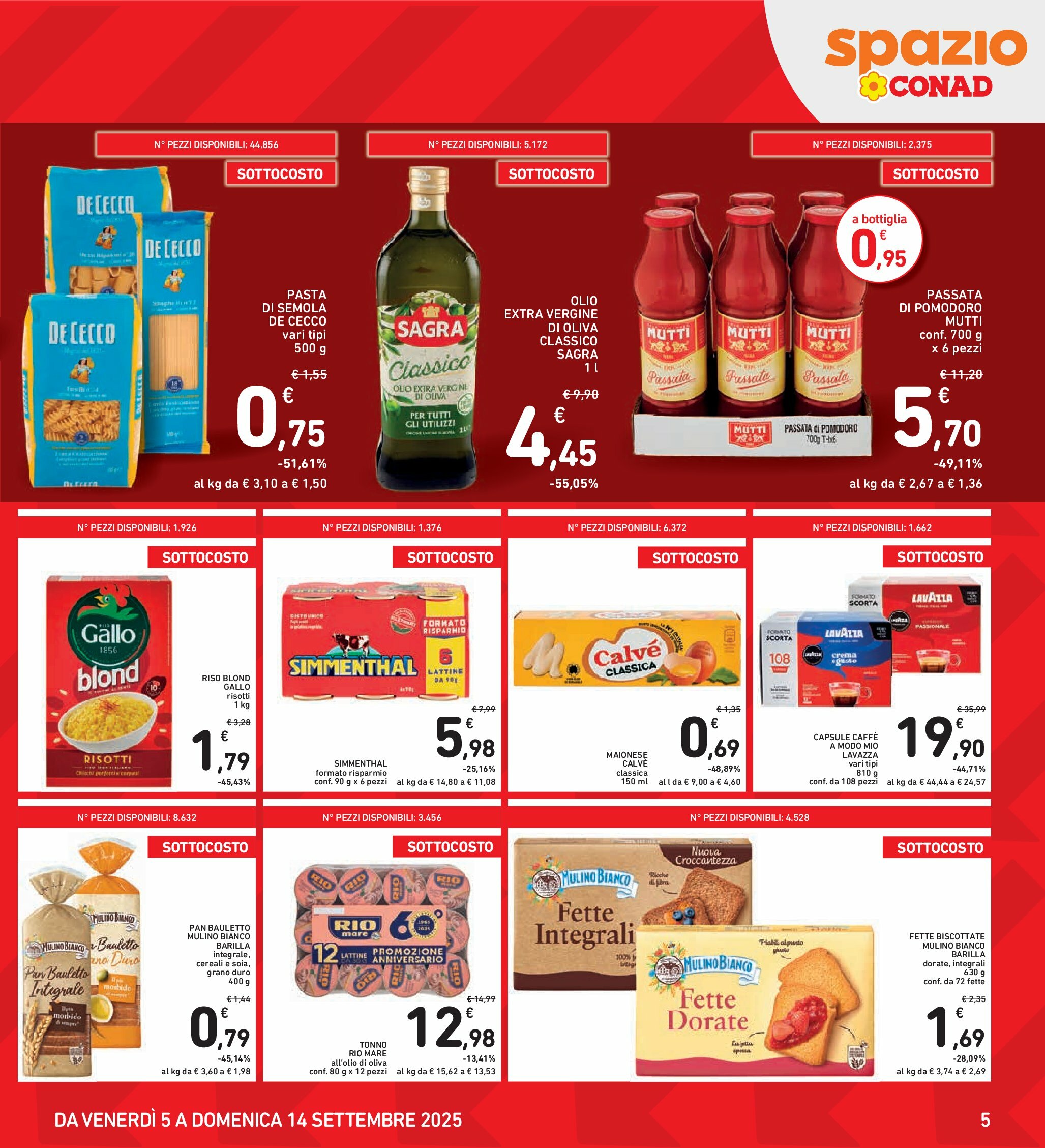 spazio-conad - Volantino Spazio Conad - Bologna valido dal 05/09 al 14/09 - page: 5