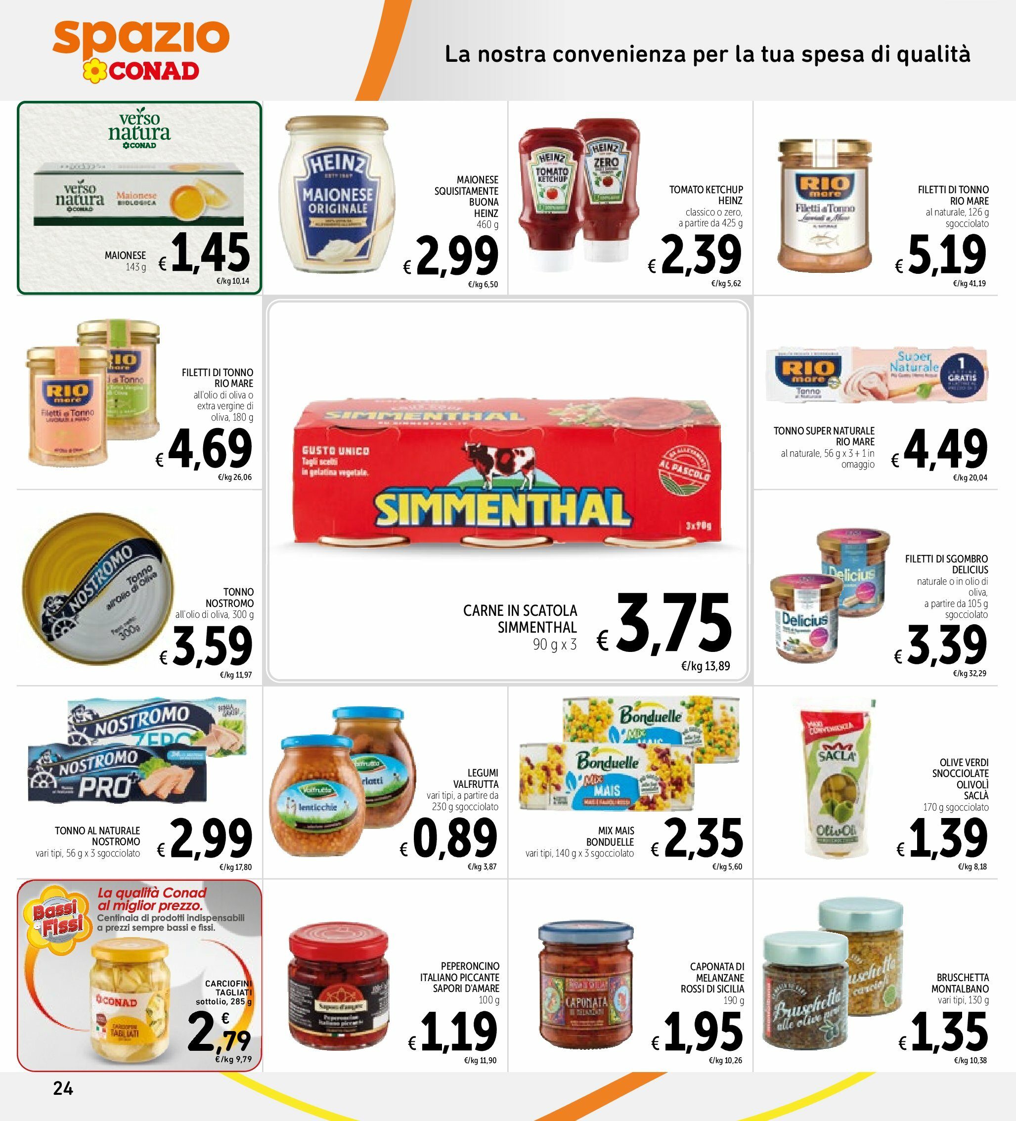 spazio-conad - Volantino Spazio Conad - Roma valido dal 05/09 al 14/09 - page: 24