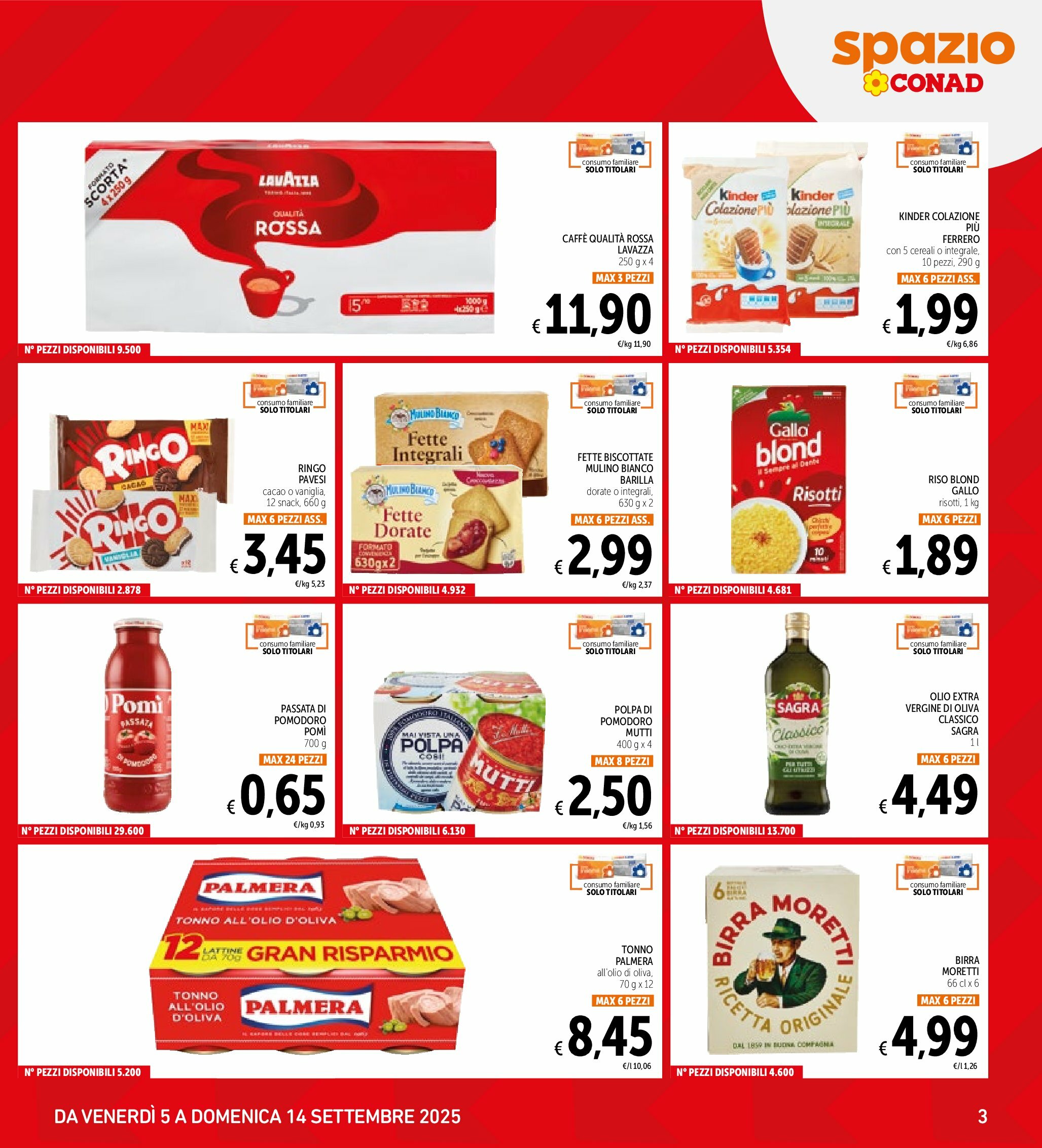 spazio-conad - Volantino Spazio Conad - Roma valido dal 05/09 al 14/09 - page: 3