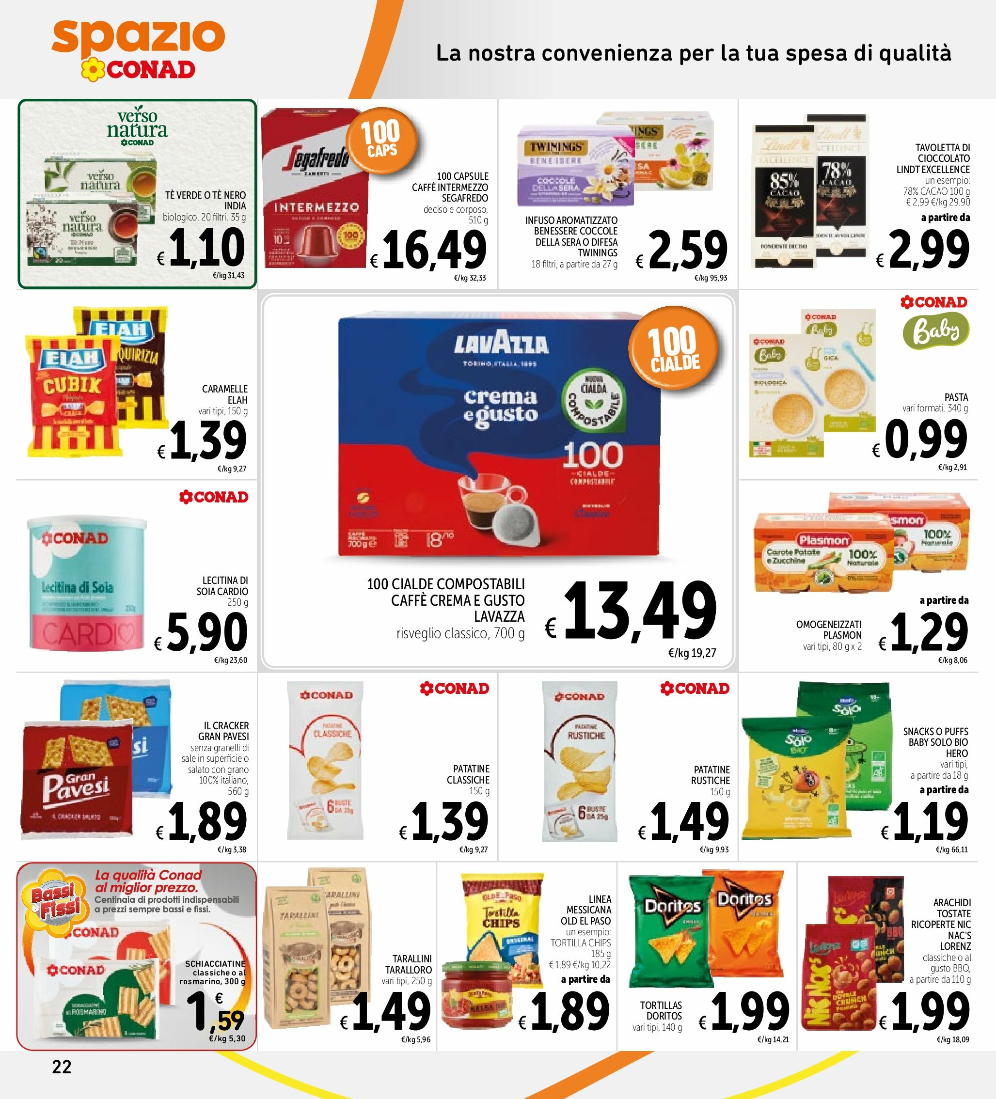 spazio-conad - Volantino Spazio Conad - Roma valido dal 05/09 al 14/09 - page: 22