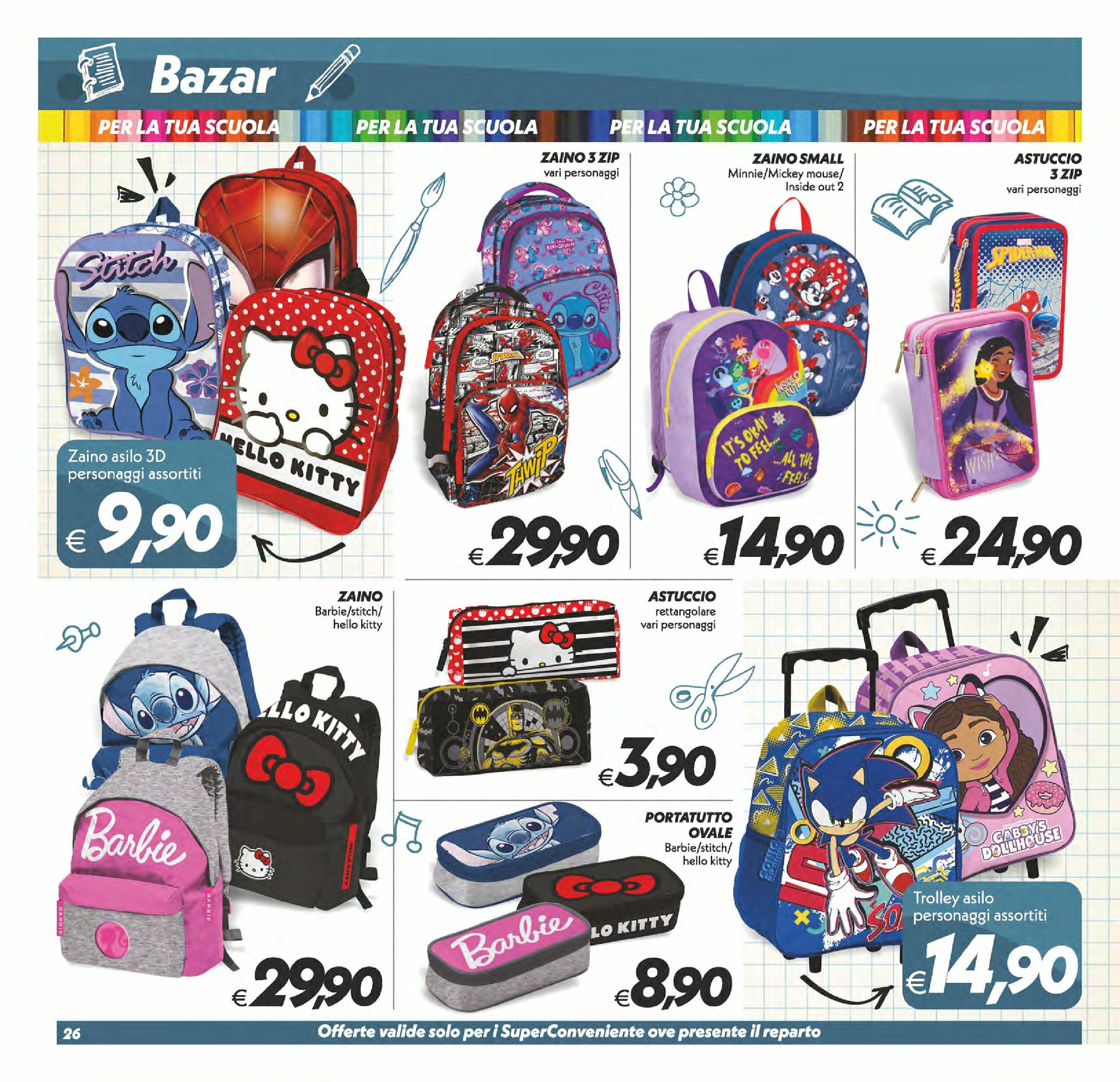 super-conveniente - Volantino Super Conveniente - Barcellona Pozzo di Gotto, Milazzo valido dal 22/08 al 01/09 - page: 26