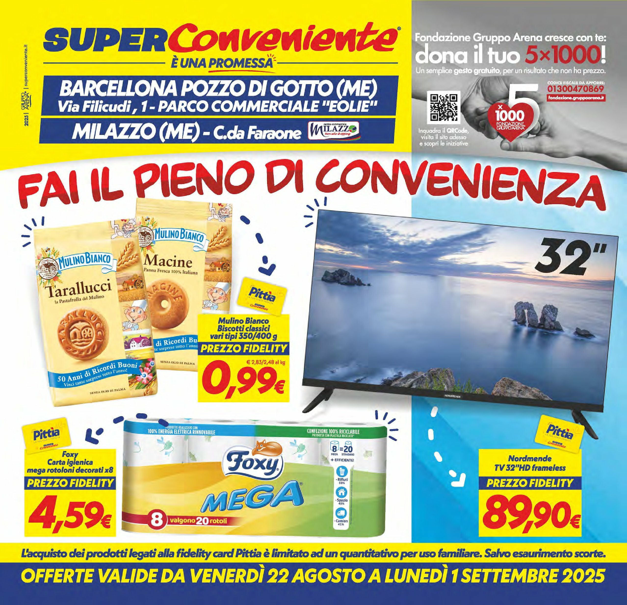 super-conveniente - Volantino Super Conveniente - Barcellona Pozzo di Gotto, Milazzo valido dal 22/08 al 01/09 - page: 28