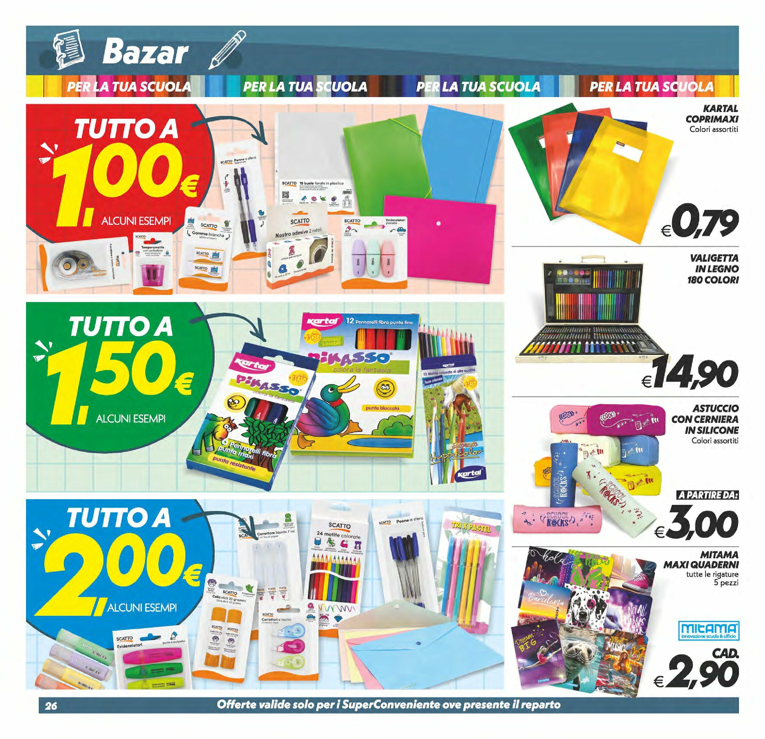 super-conveniente - Volantino Super Conveniente - Barcellona Pozzo di Gotto, Milazzo valido dal 02/09 al 11/09 - page: 26