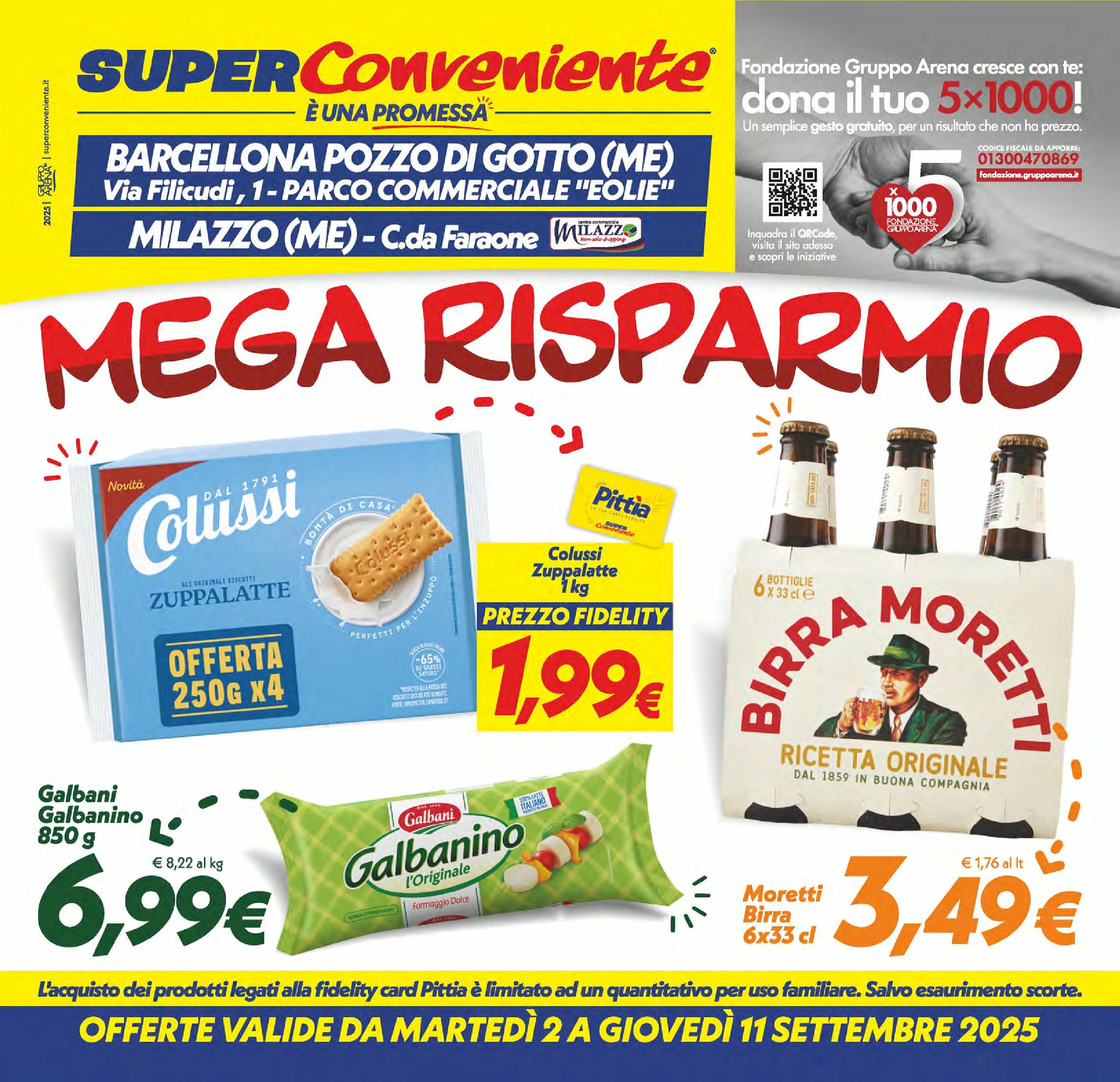 super-conveniente - Volantino Super Conveniente - Barcellona Pozzo di Gotto, Milazzo valido dal 02/09 al 11/09 - page: 28