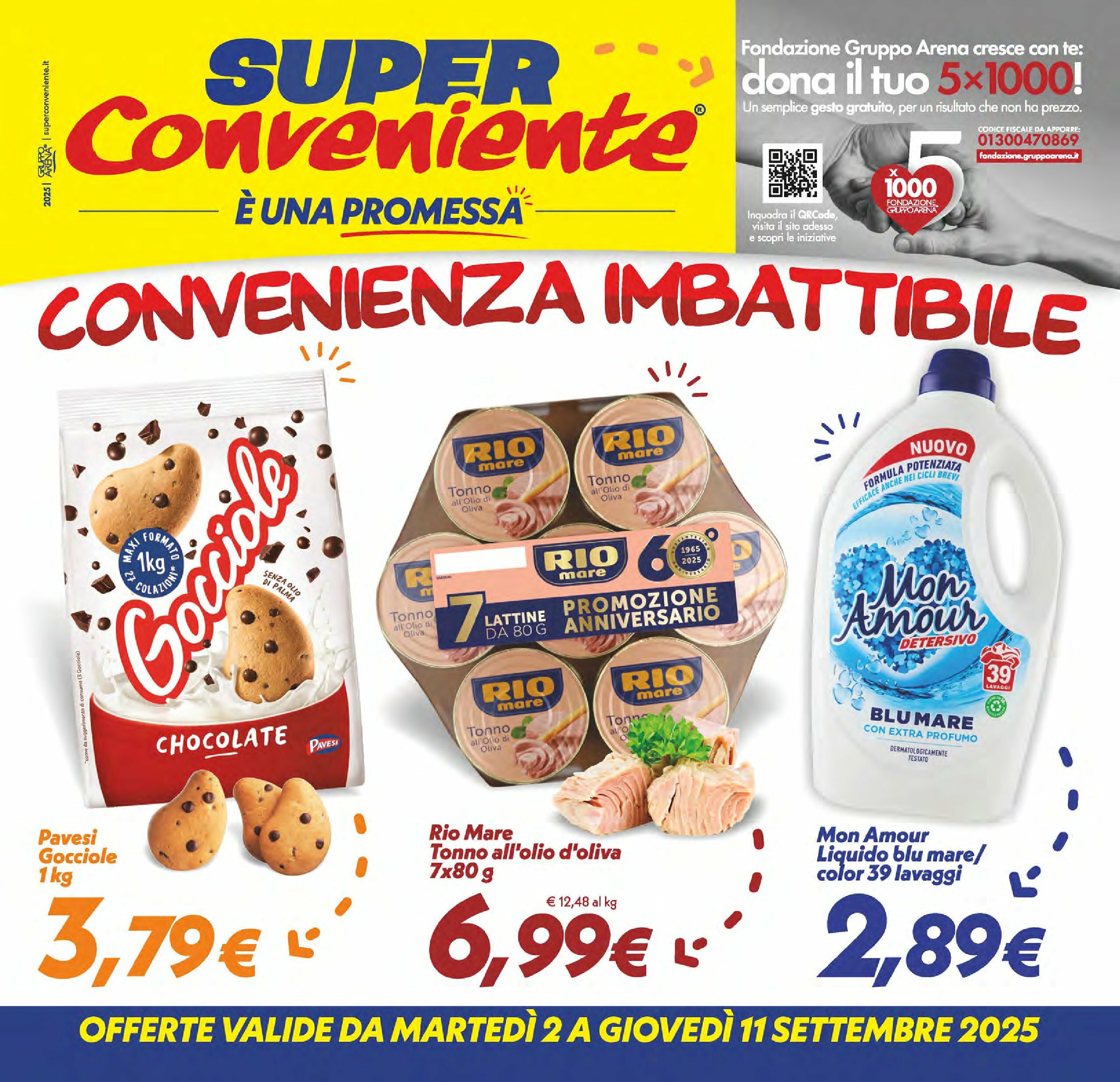 super-conveniente - Volantino Super Conveniente valido dal 02/09 al 11/09 - page: 1