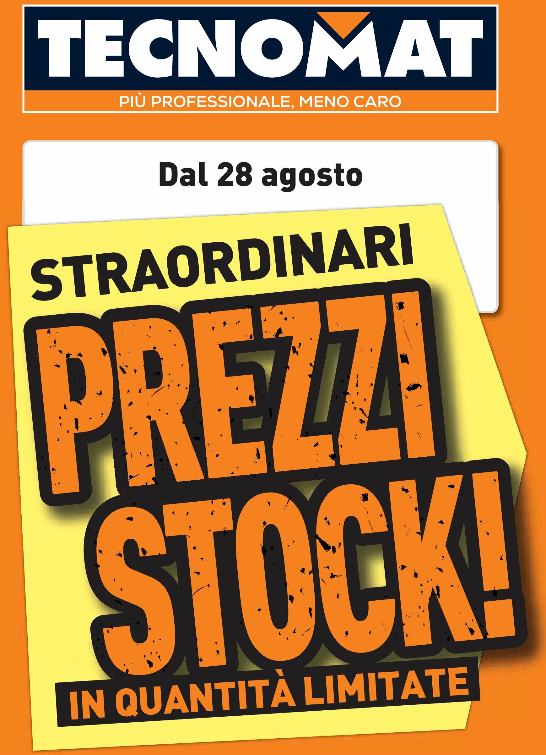 tecnomat - Volantino Tecnomat - Straordinari prezzi stock valido dal 28/08 al 24/09 - page: 1