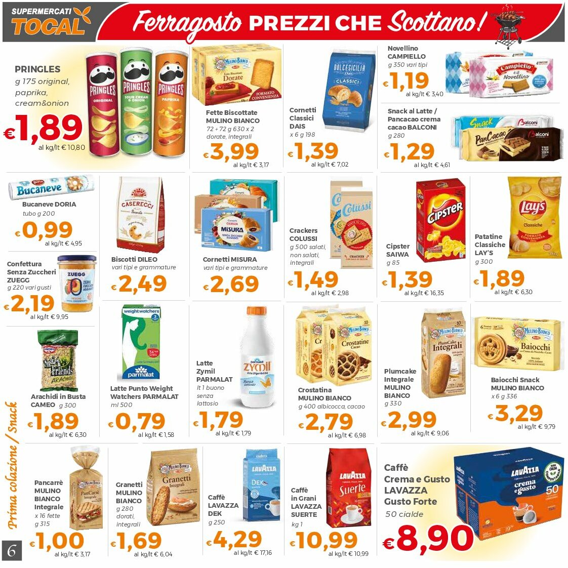 tocal - Volantino Tocal valido dal 12/08 al 21/08 - page: 6