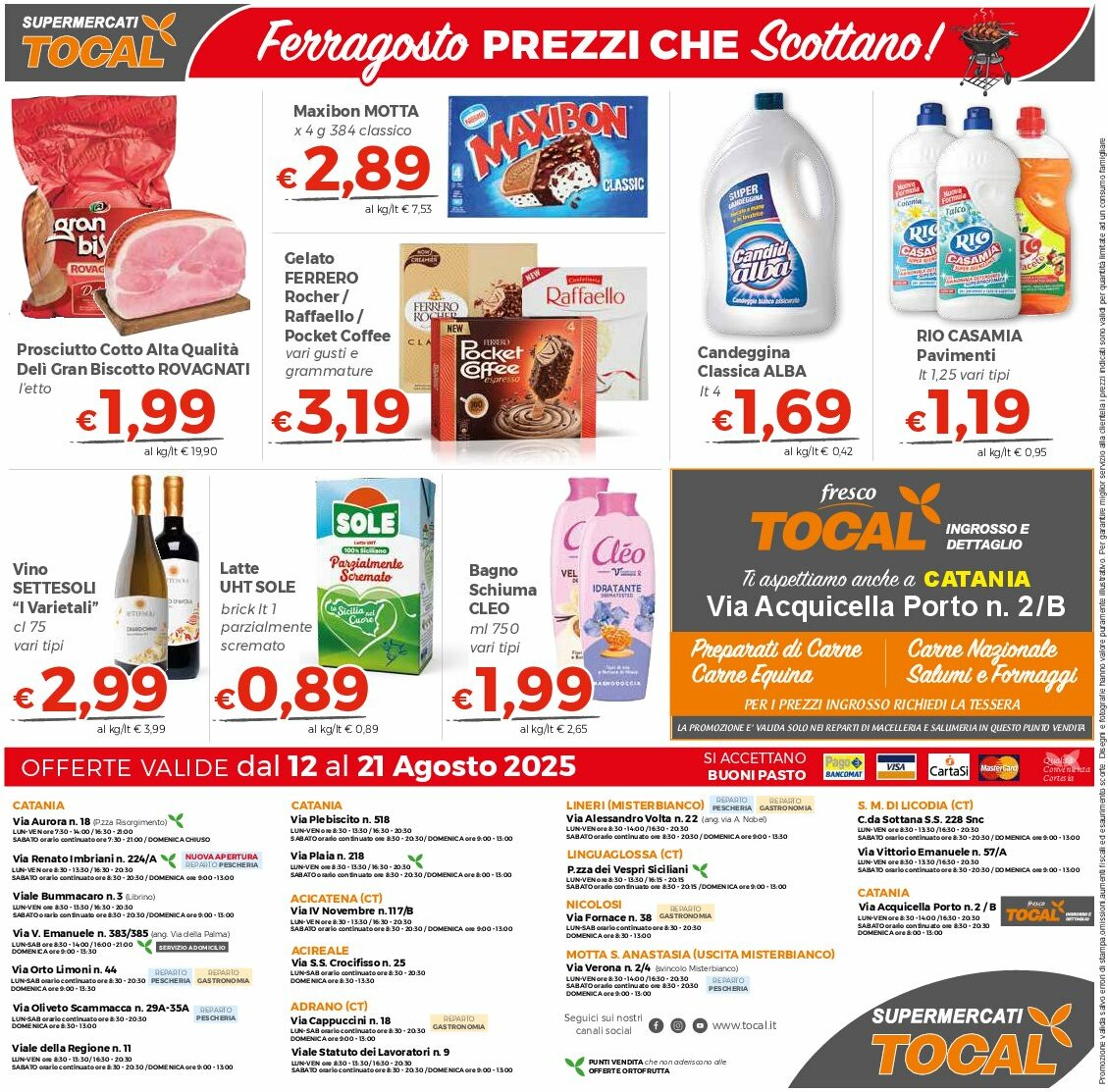 tocal - Volantino Tocal valido dal 12/08 al 21/08 - page: 12