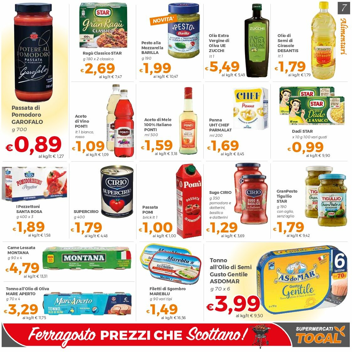 tocal - Volantino Tocal valido dal 12/08 al 21/08 - page: 7