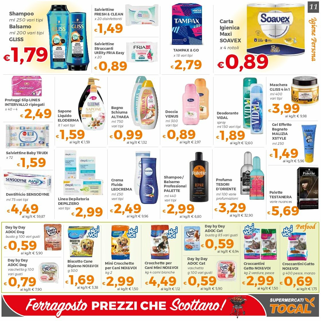 tocal - Volantino Tocal valido dal 12/08 al 21/08 - page: 11