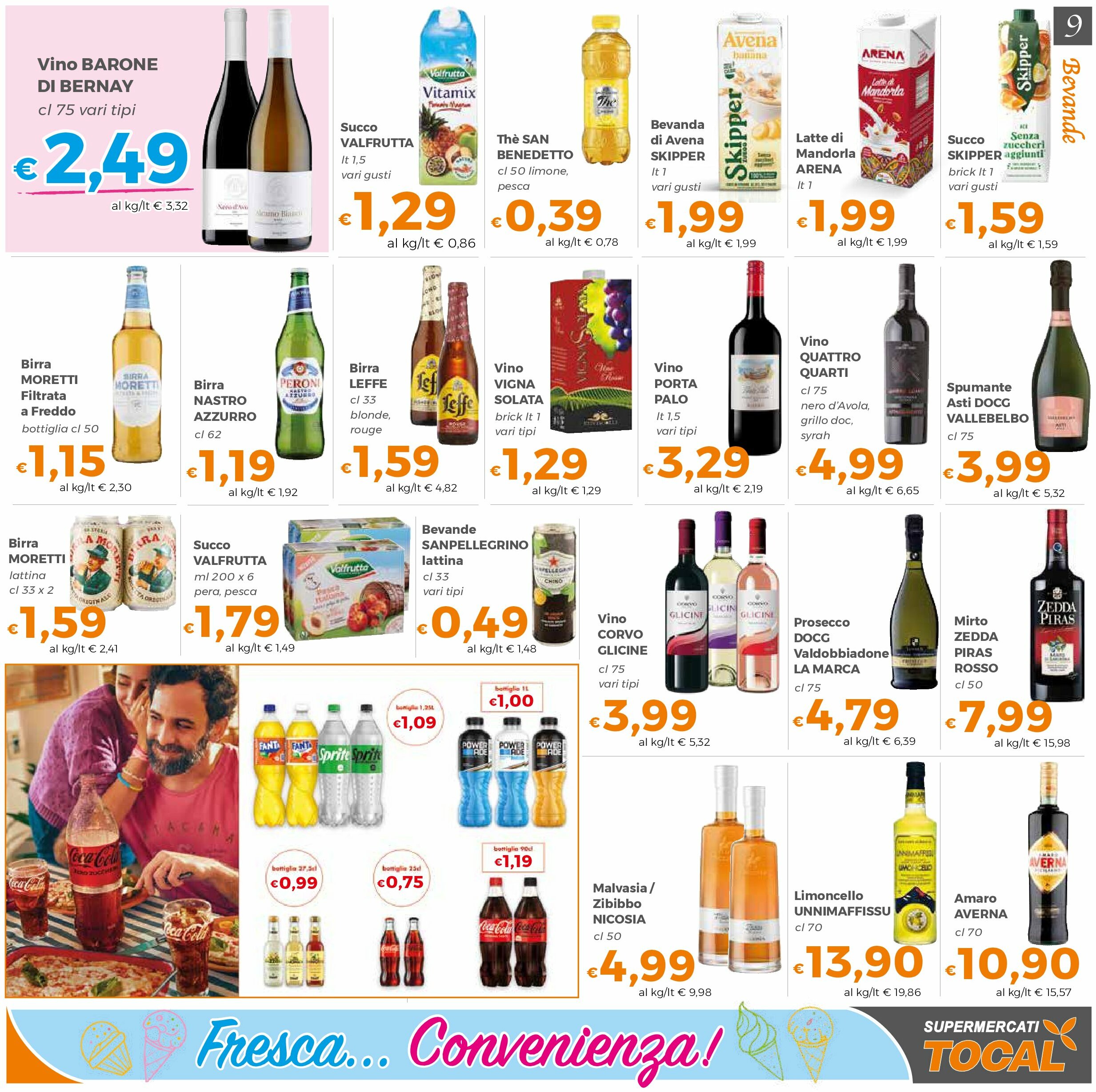 tocal - Volantino Tocal valido dal 22/08 al 01/09 - page: 9