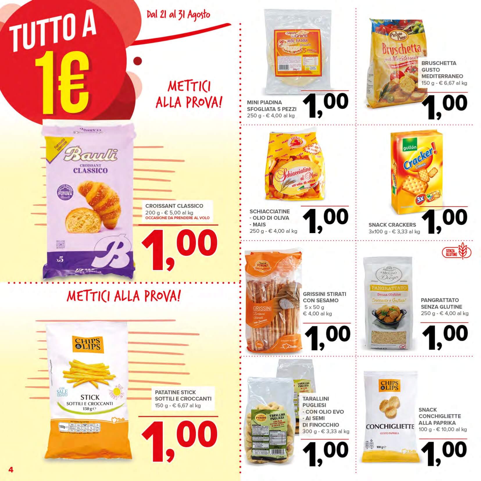 todis - Volantino Todis valido dal 21/08 al 31/08 - page: 4