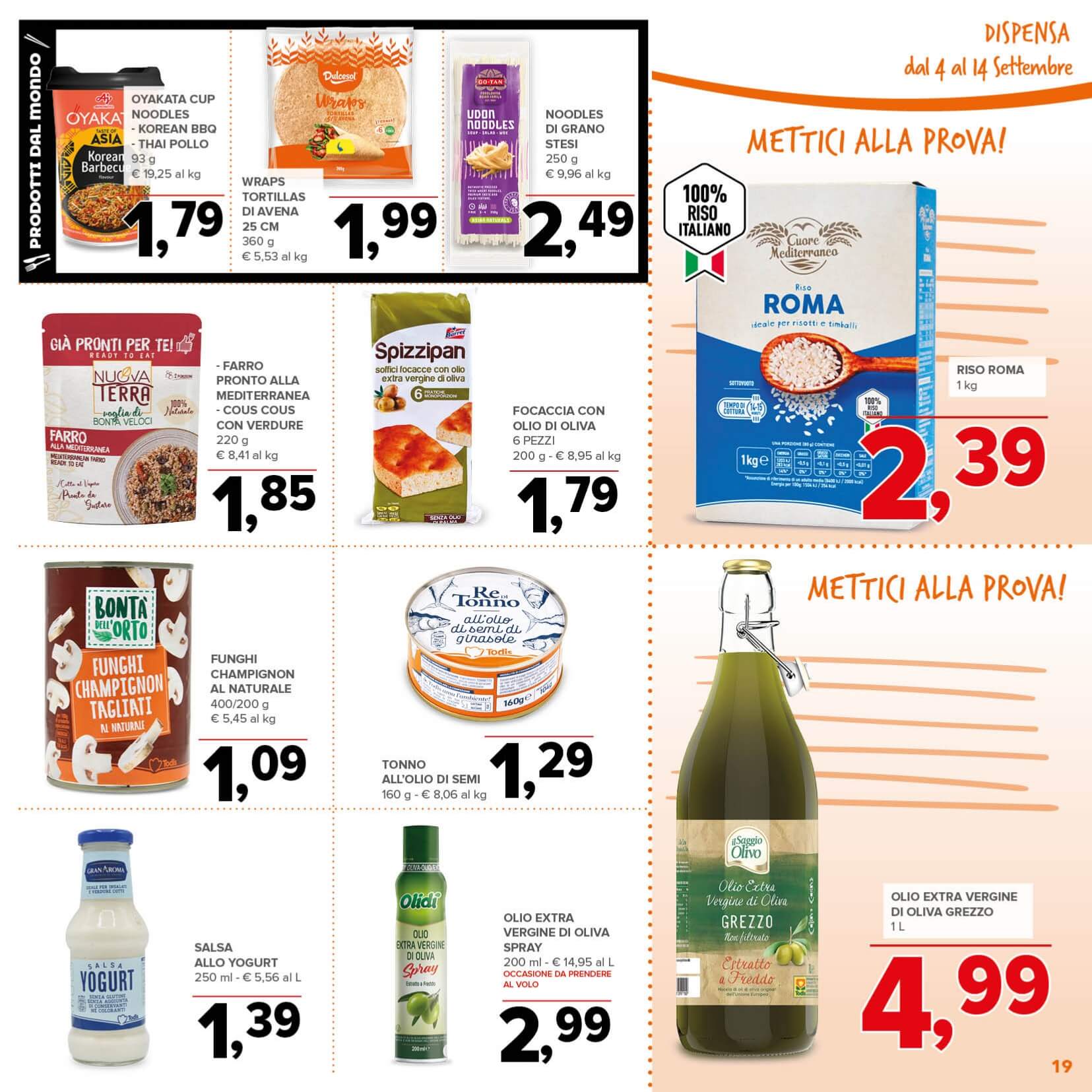 todis - Volantino Todis valido dal 04/09 al 14/09 - page: 19