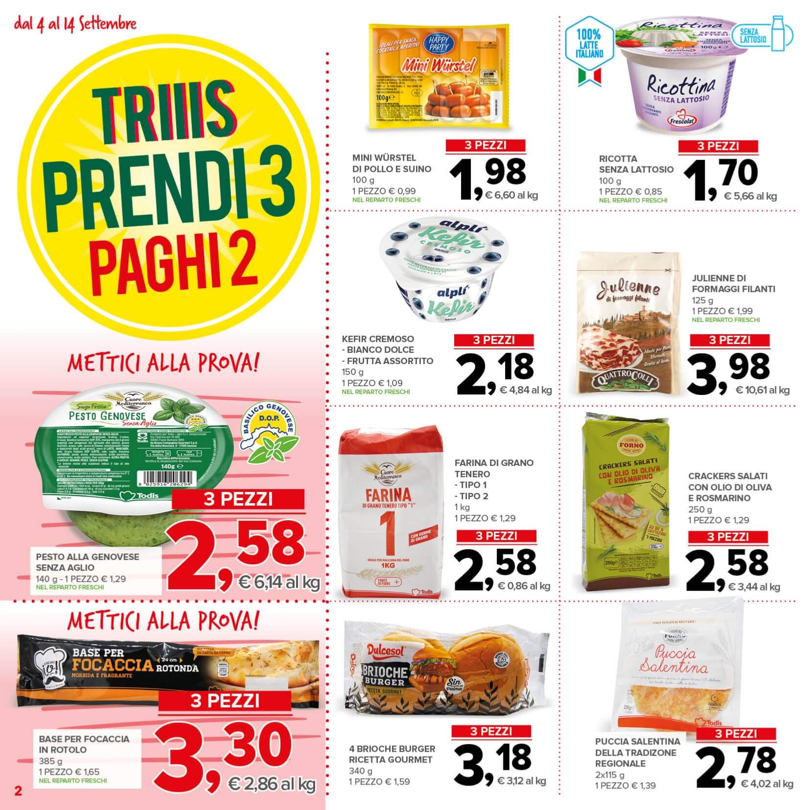 todis - Volantino Todis valido dal 04/09 al 14/09 - page: 2